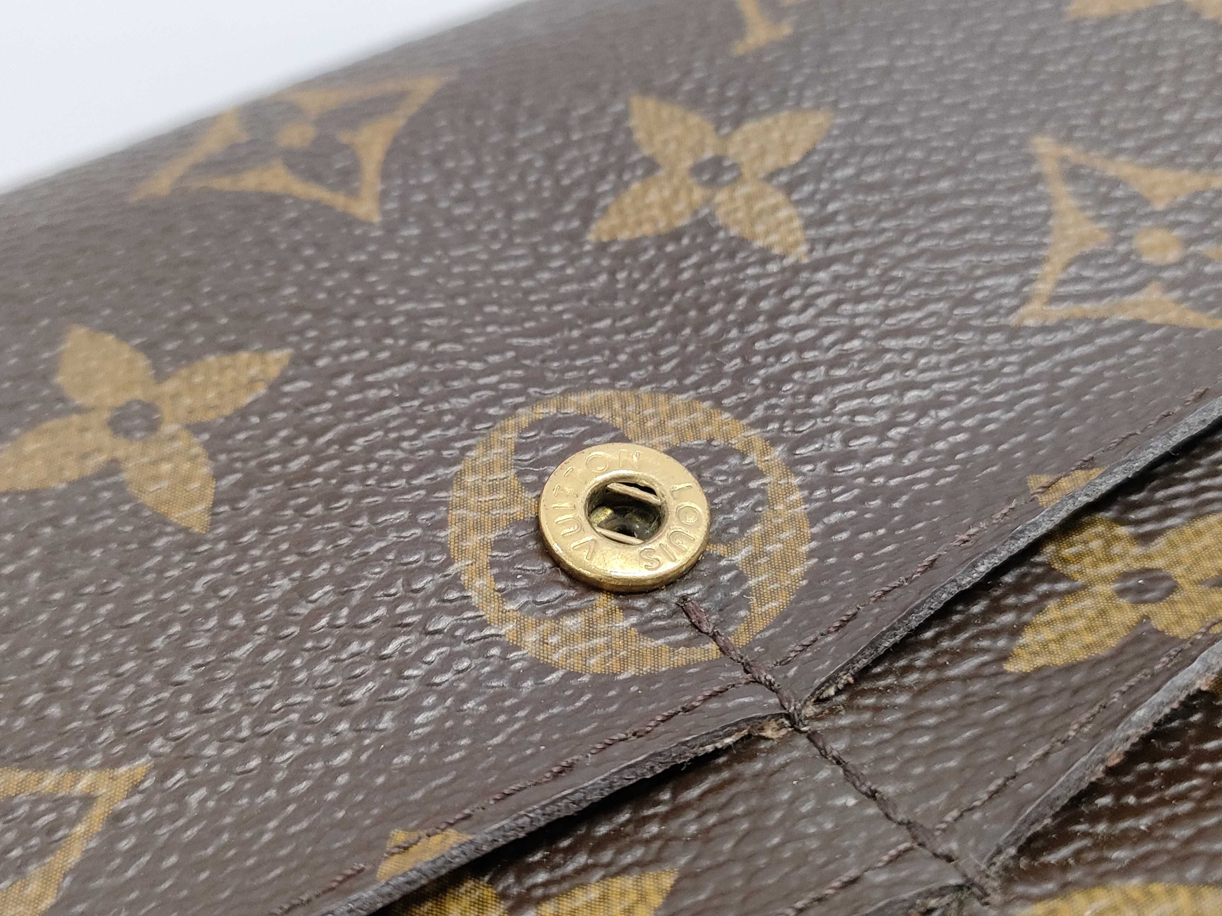 【水曜終了】(10229_0334)LOUIS VUITTON モノグラム ポルトフォイユ・サラ イニシャル入り 財布
