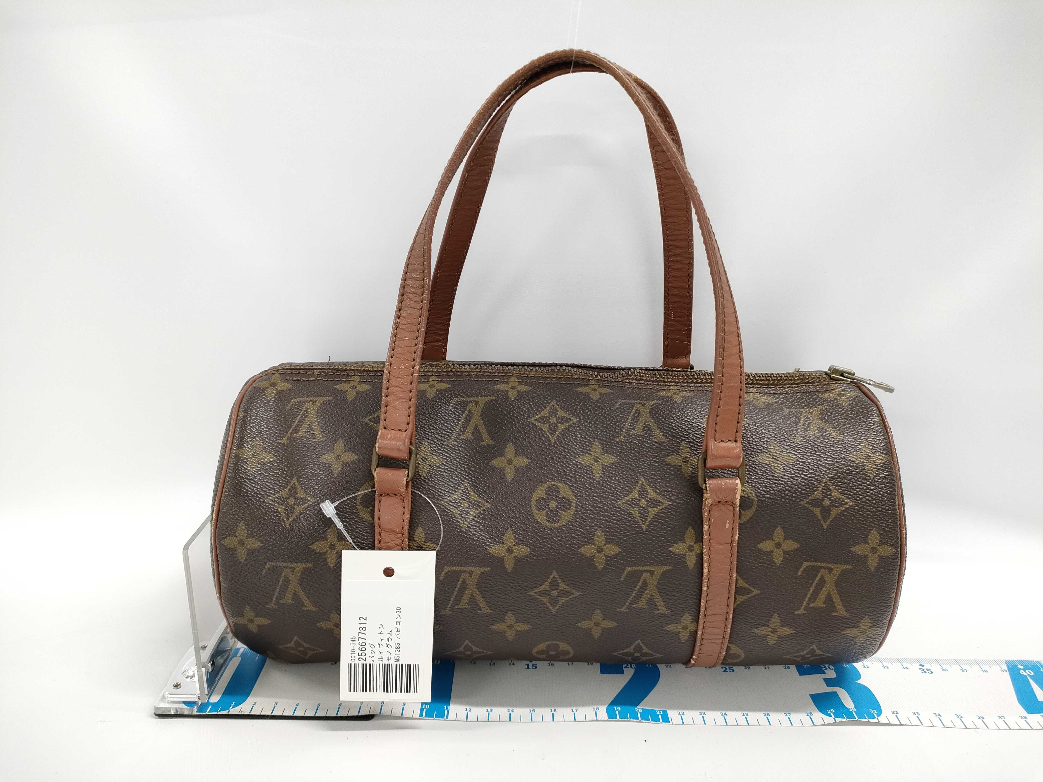 【水曜終了】(10229_0216)LOUIS VUITTON モノグラム M51385 パピヨン30 ハンドバッグ