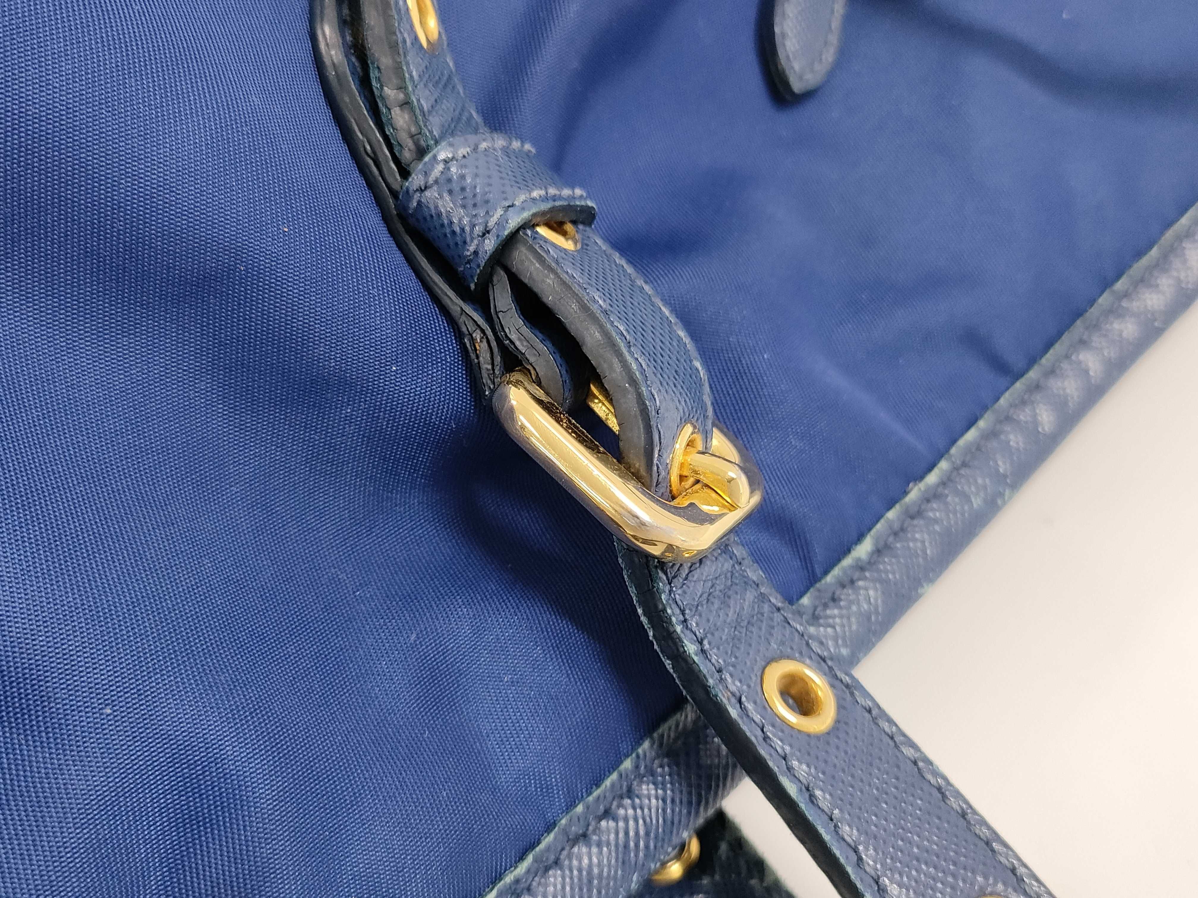 【水曜終了】(10230_0268)PRADA ナイロン トート 白タグ有 トートバッグ