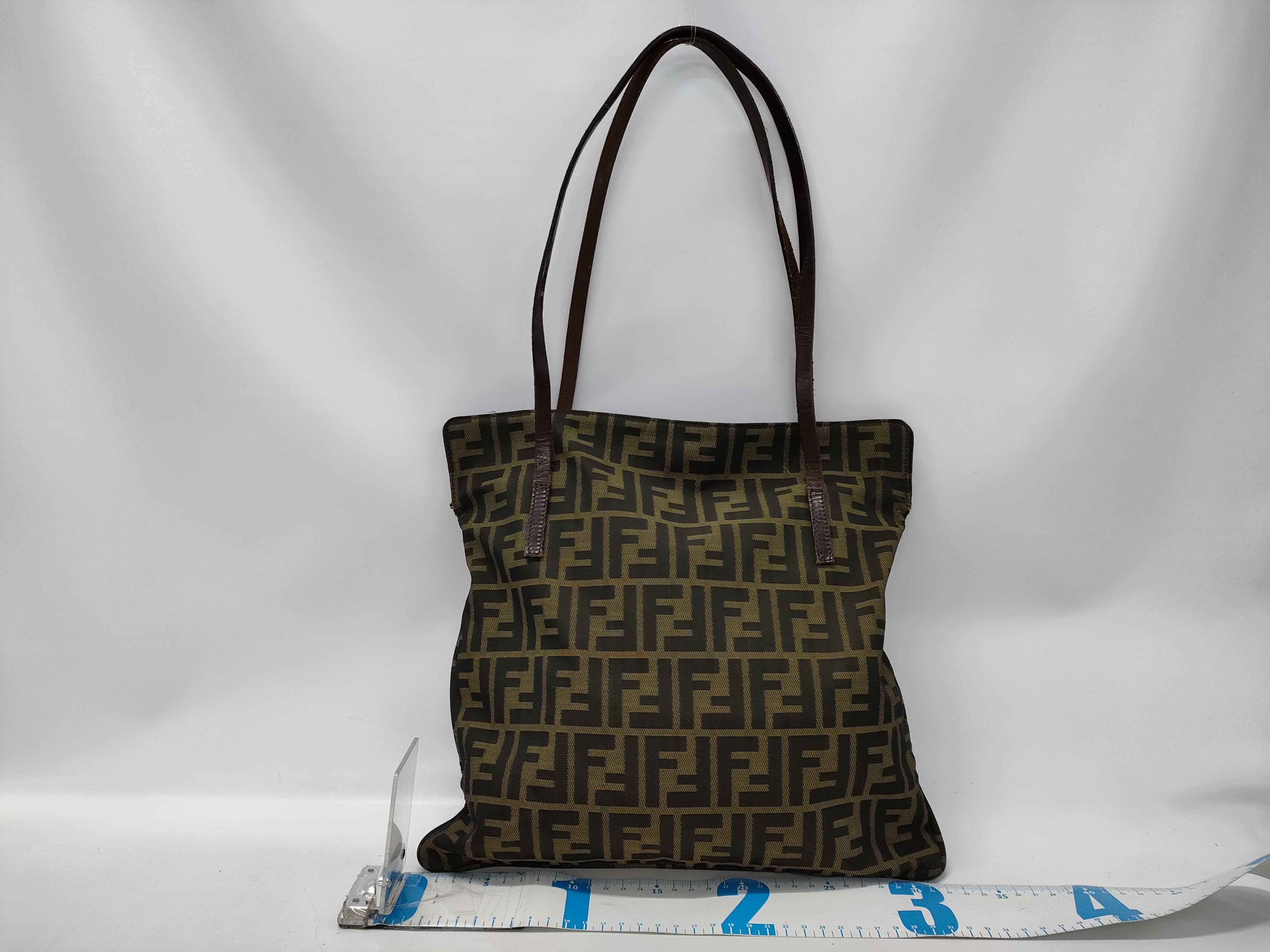 【水曜終了】(10230_0338)FENDI ズッカ柄 トート トートバッグ