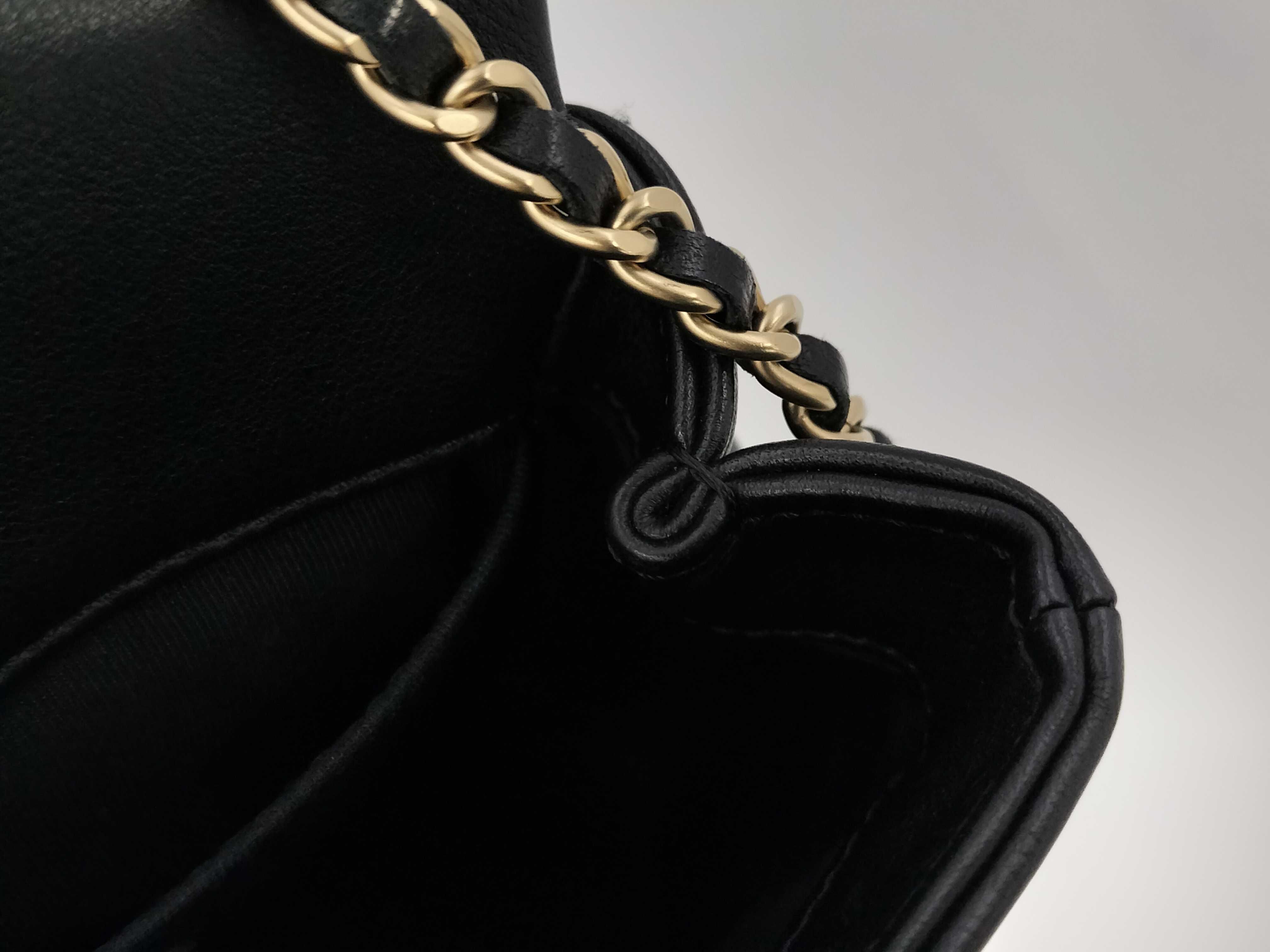 【水曜終了】(10217_0416)CHANEL カンボン A92210 ミニマトラッセ チェーンショルダー バイカラー ショルダーバッグ