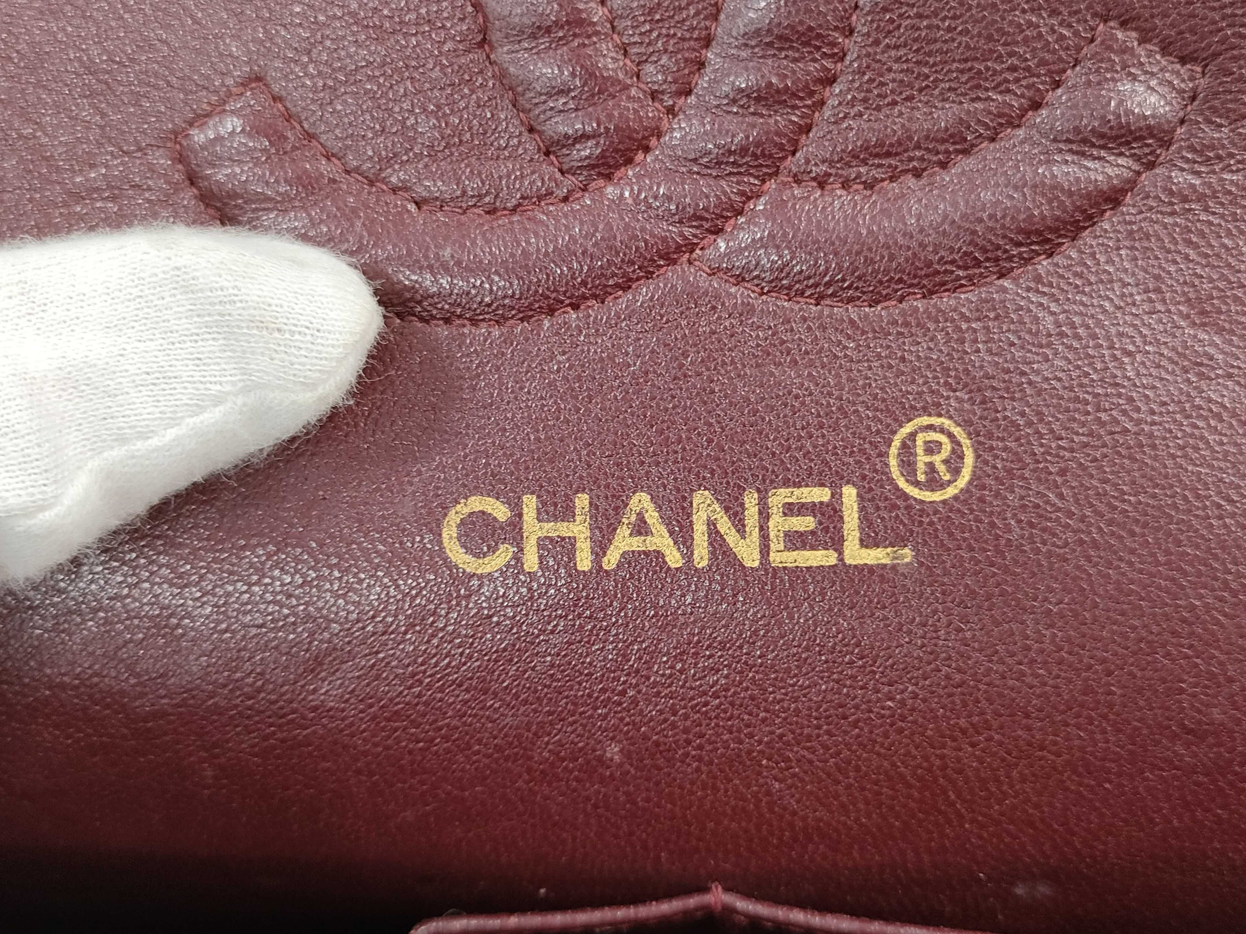 【水曜終了】(10228_0124)CHANEL ラムスキン マトラッセ25 Wフラップ チェーンショルダー ネジ取れ ショルダーバッグ