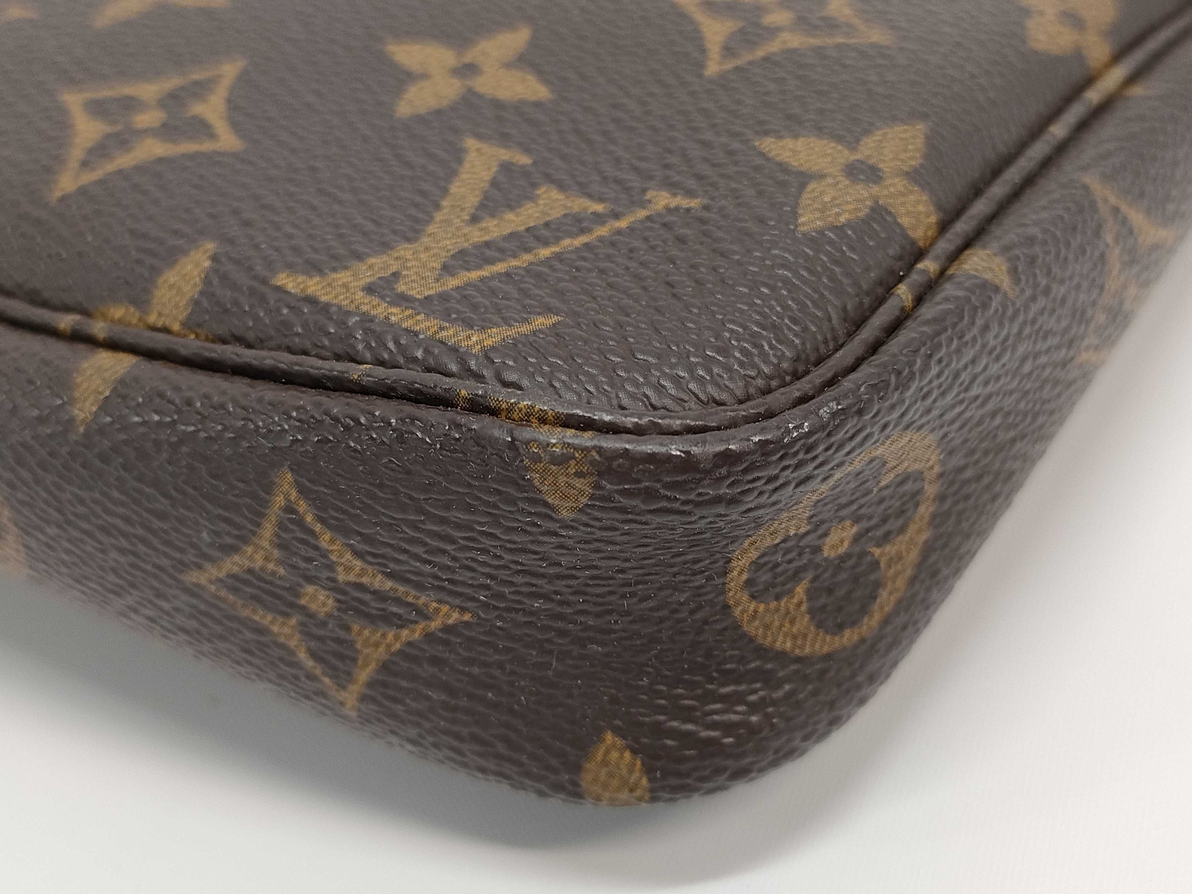 【水曜終了】(10229_0221)LOUIS VUITTON モノグラム M40712 ポシェット・アクセソワール ハンドバッグ