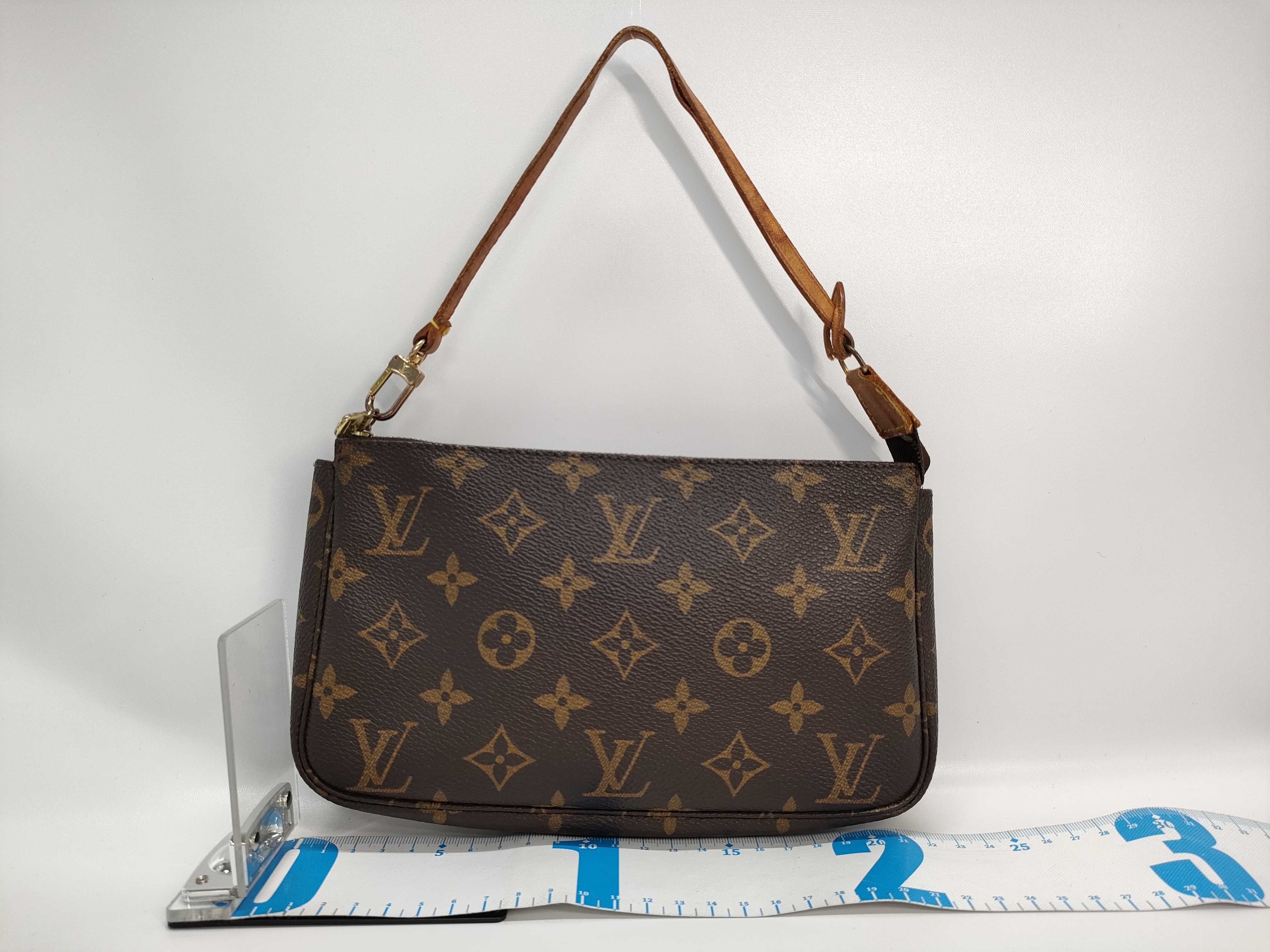 【水曜終了】(10229_0221)LOUIS VUITTON モノグラム M40712 ポシェット・アクセソワール ハンドバッグ