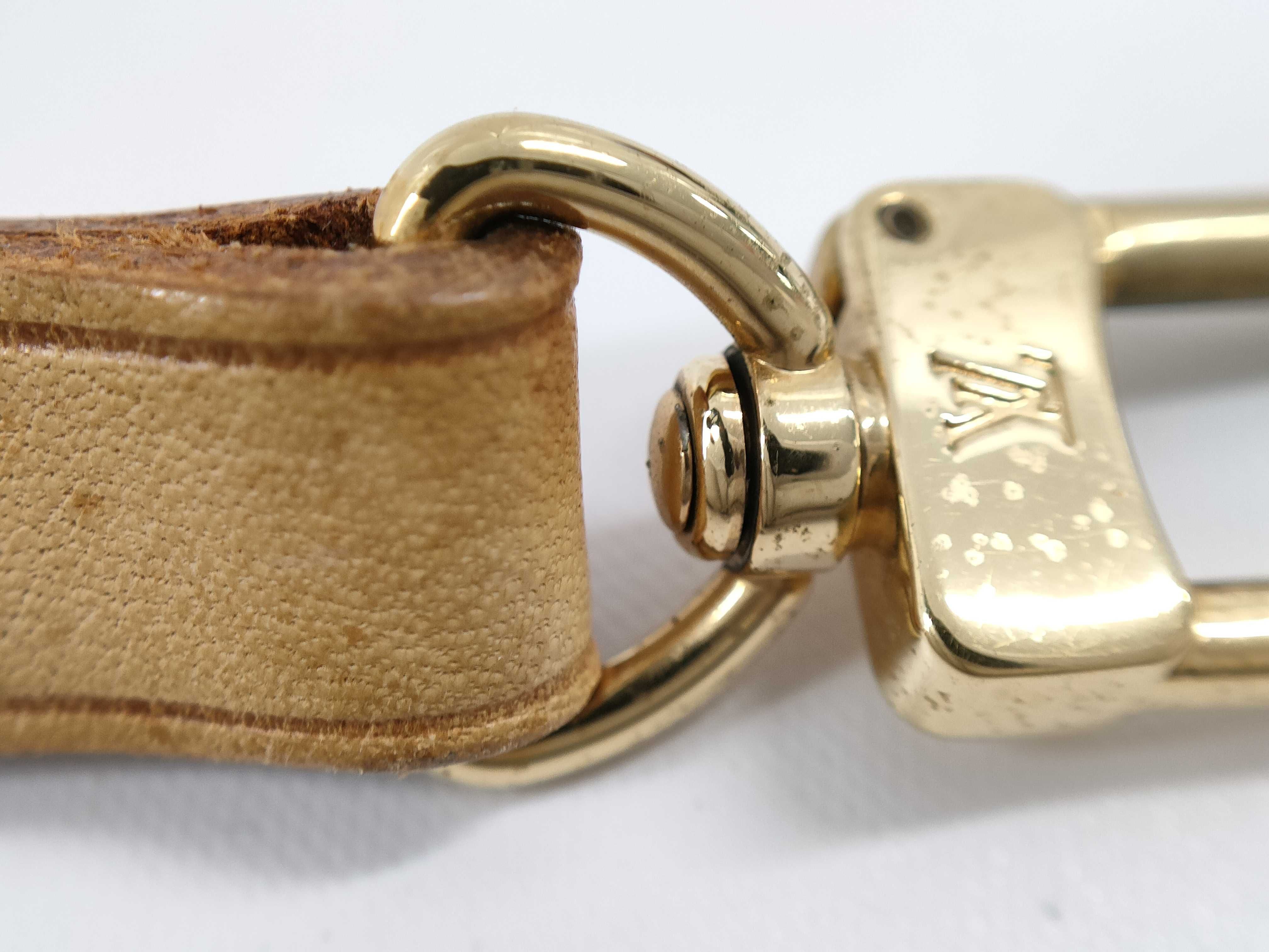 【水曜終了】(10229_0250)LOUIS VUITTON ヌメ皮ストラップ その他小物