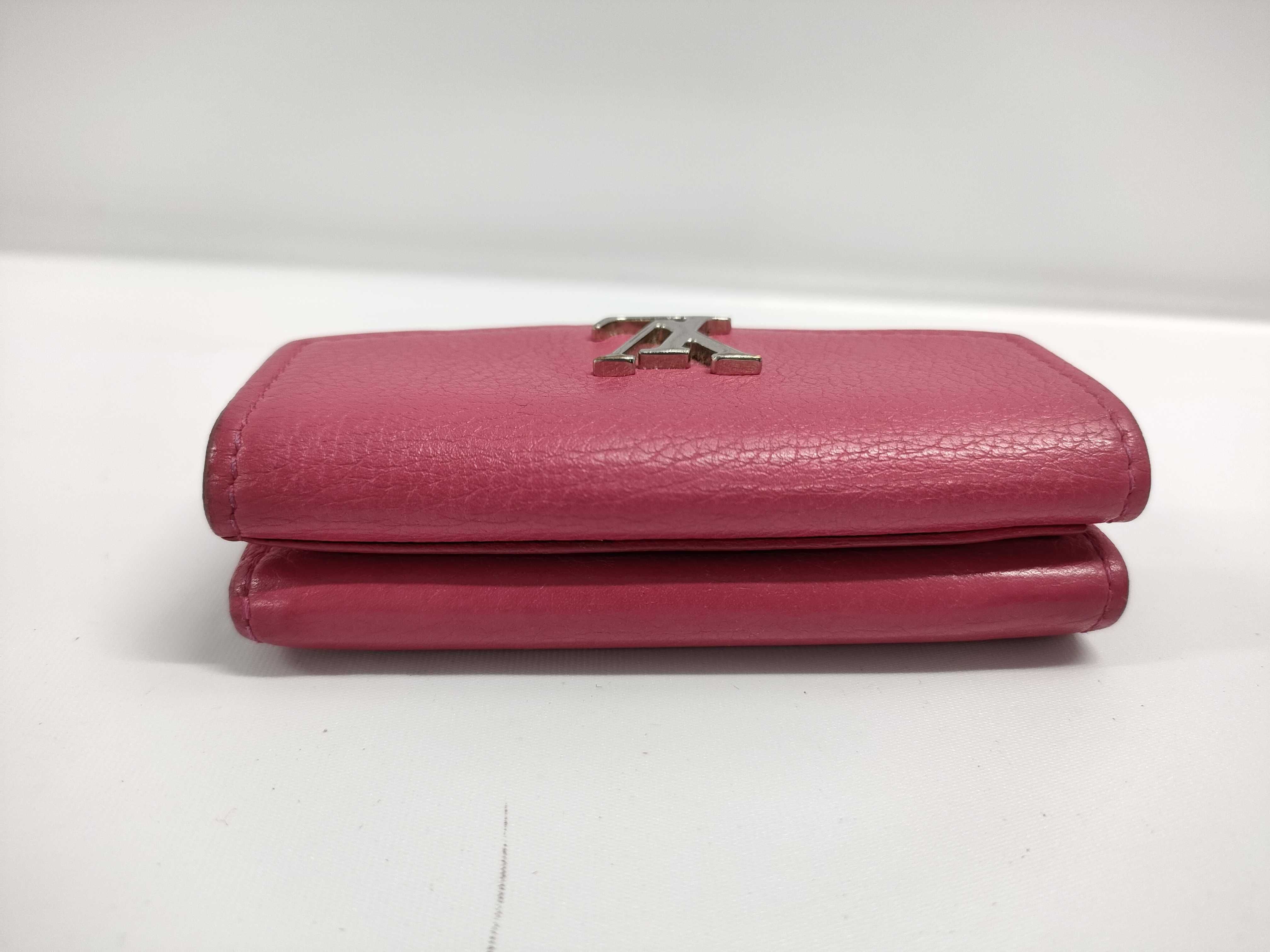 【水曜終了】(10229_0446)LOUIS VUITTON ポルトフォイユ・ロックミニ ピンク 金具変形 財布