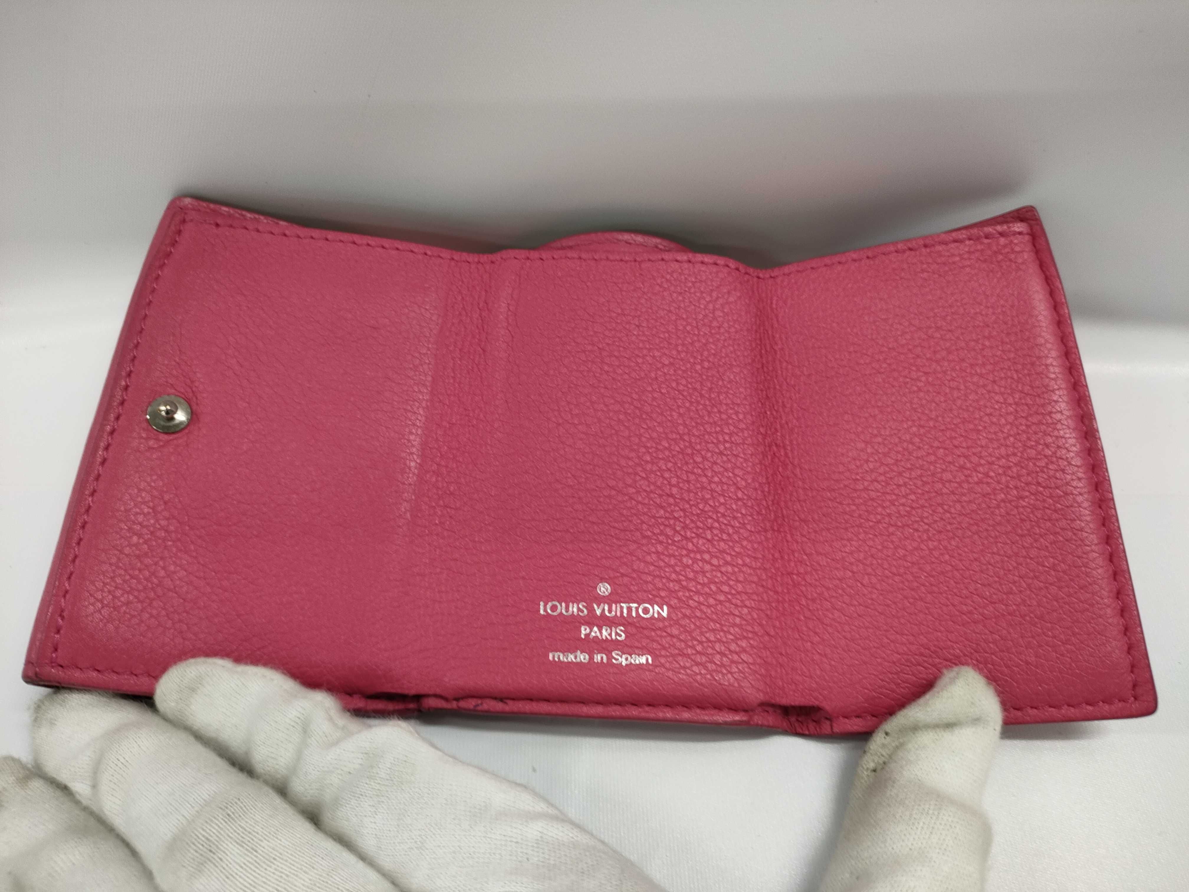 【水曜終了】(10229_0446)LOUIS VUITTON ポルトフォイユ・ロックミニ ピンク 金具変形 財布