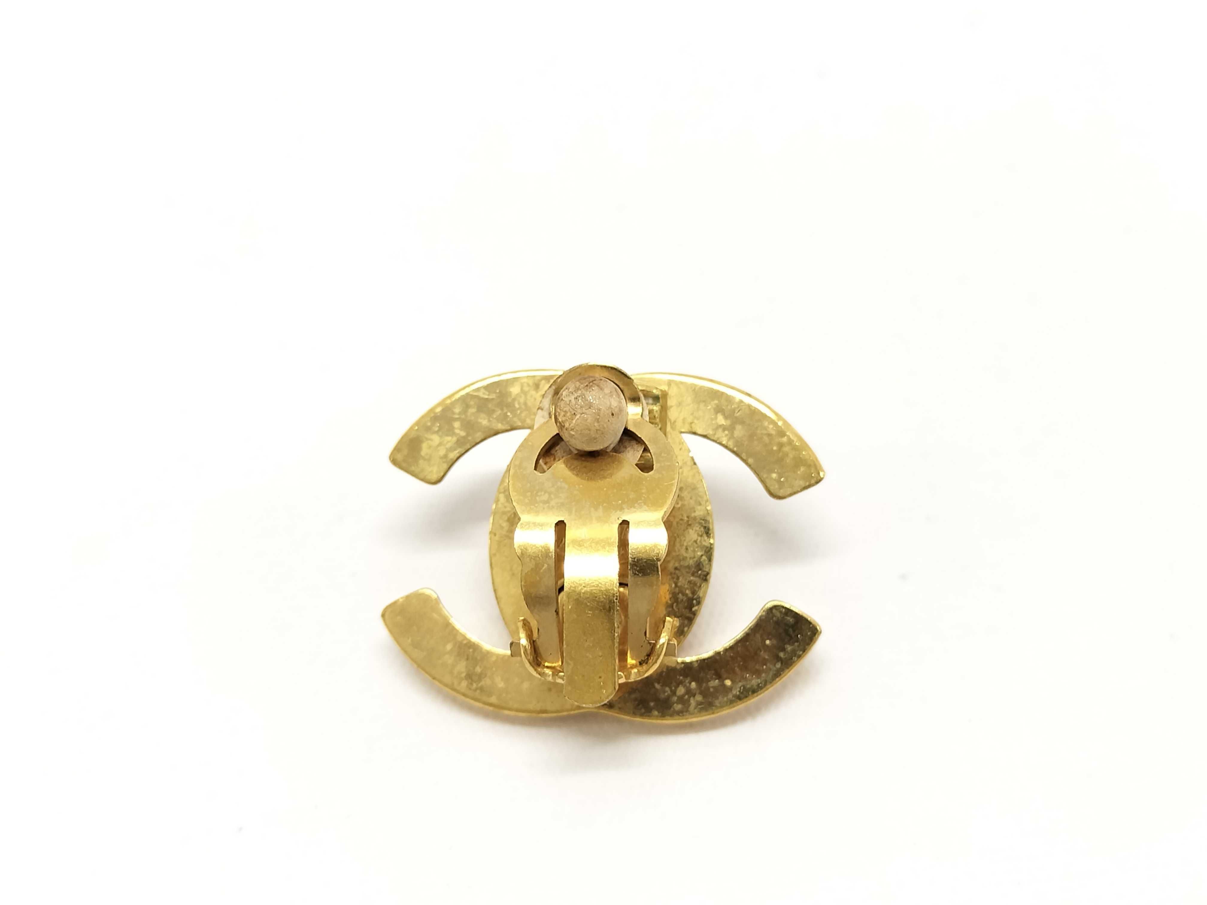 【水曜終了】(10228_0086)CHANEL 96A ターンロック 片方 イヤリング