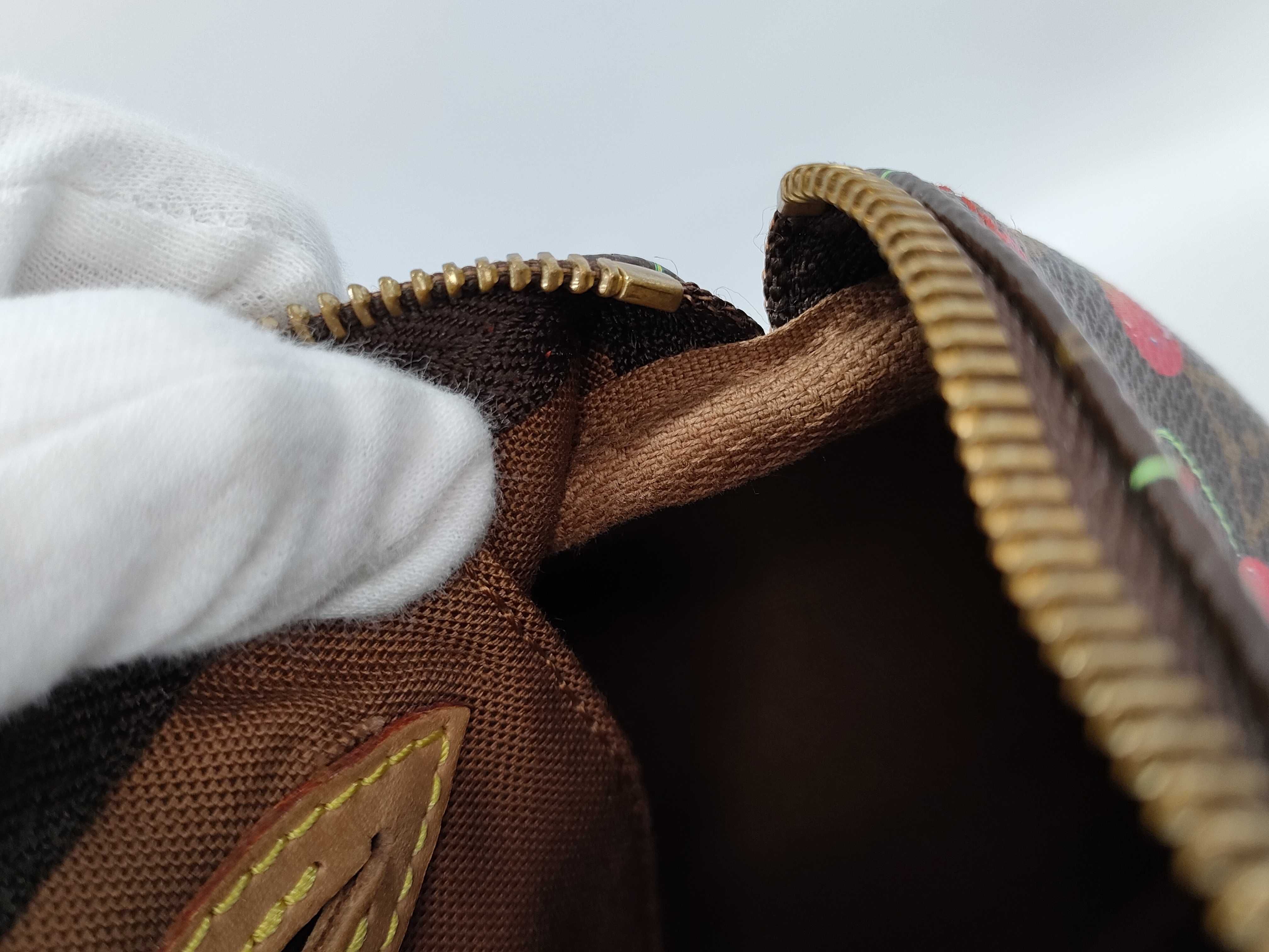 【水曜終了】(10218_0359)LOUIS VUITTON モノグラム チェリー スピーディ25 ハンドバッグ