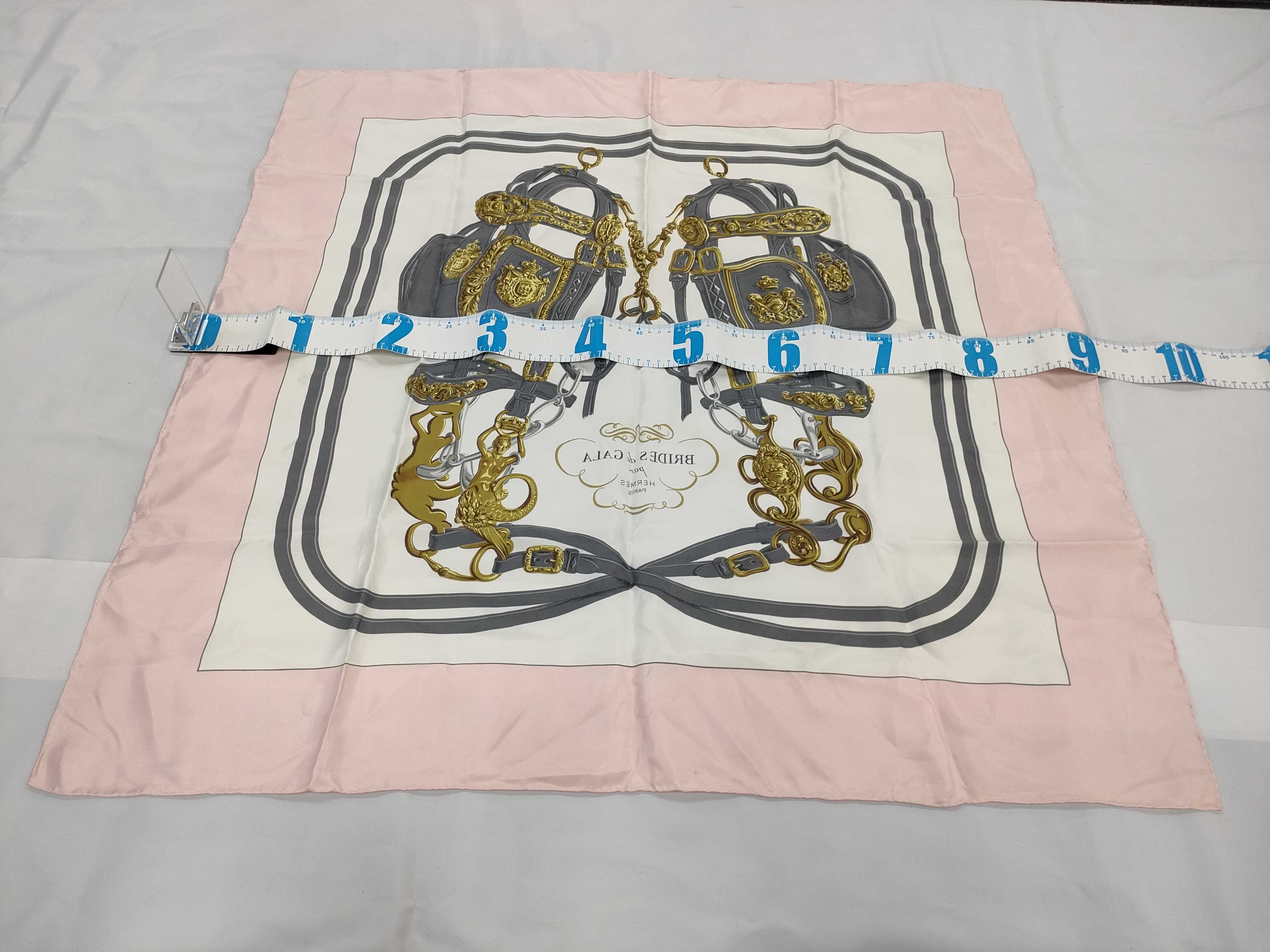 【水曜終了】(10227_0044)HERMES カレ BRIDE DE GALA その他小物