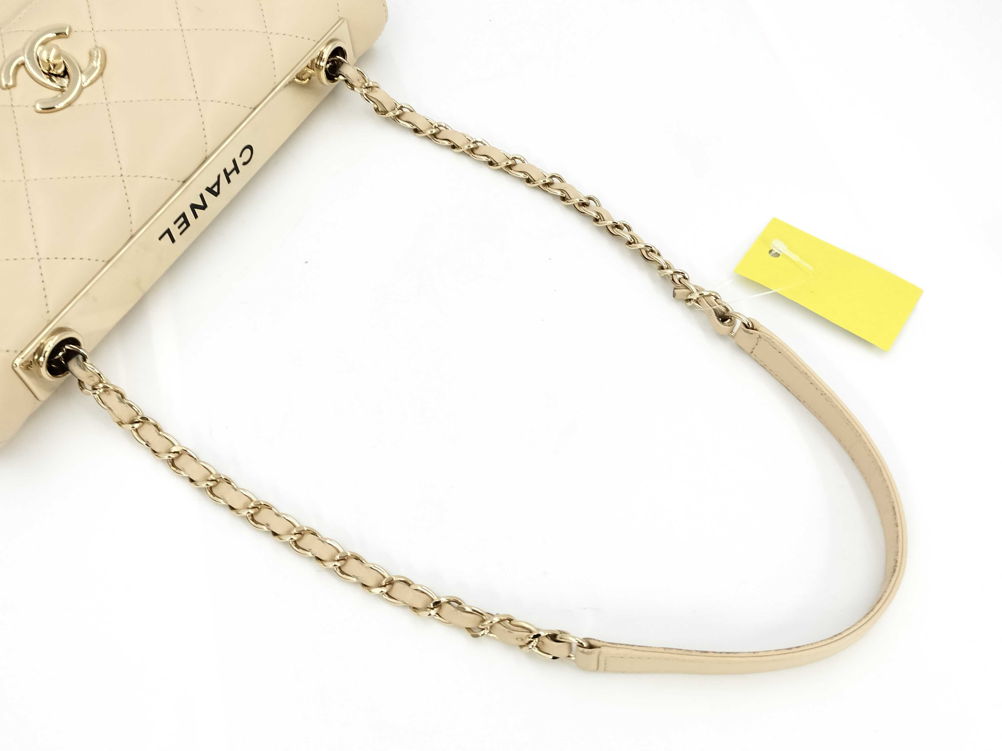 【水曜終了】(10217_0418)CHANEL ラムスキン トレンディCC チェーンショルダー BE ショルダーバッグ