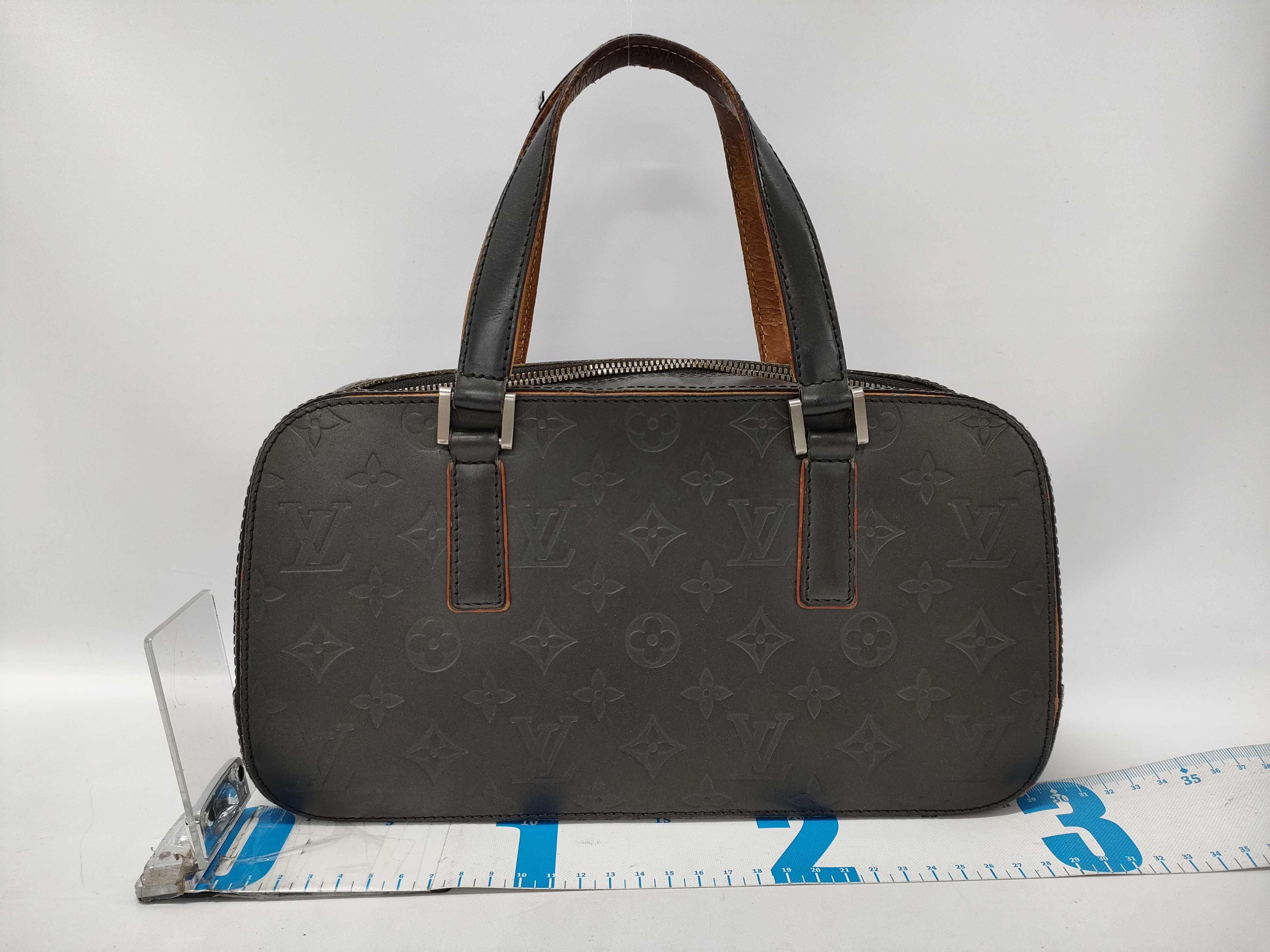 【水曜終了】(10229_0454)LOUIS VUITTON モノグラム マット M55172 シェルトン ハンドバッグ