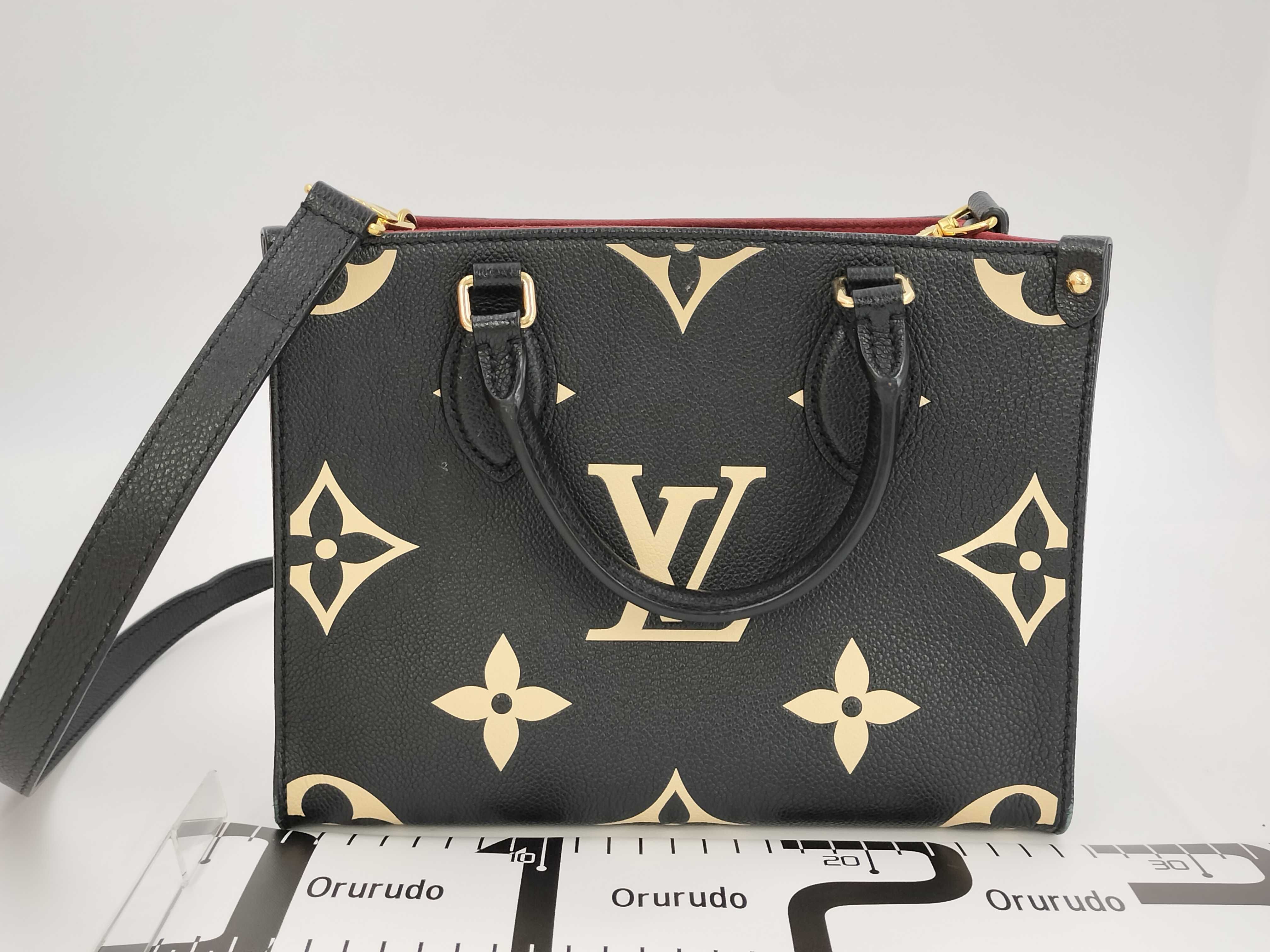 【水曜終了】(10218_0360)LOUIS VUITTON モノグラム アンプラント オンザゴーPM ハンドバッグ