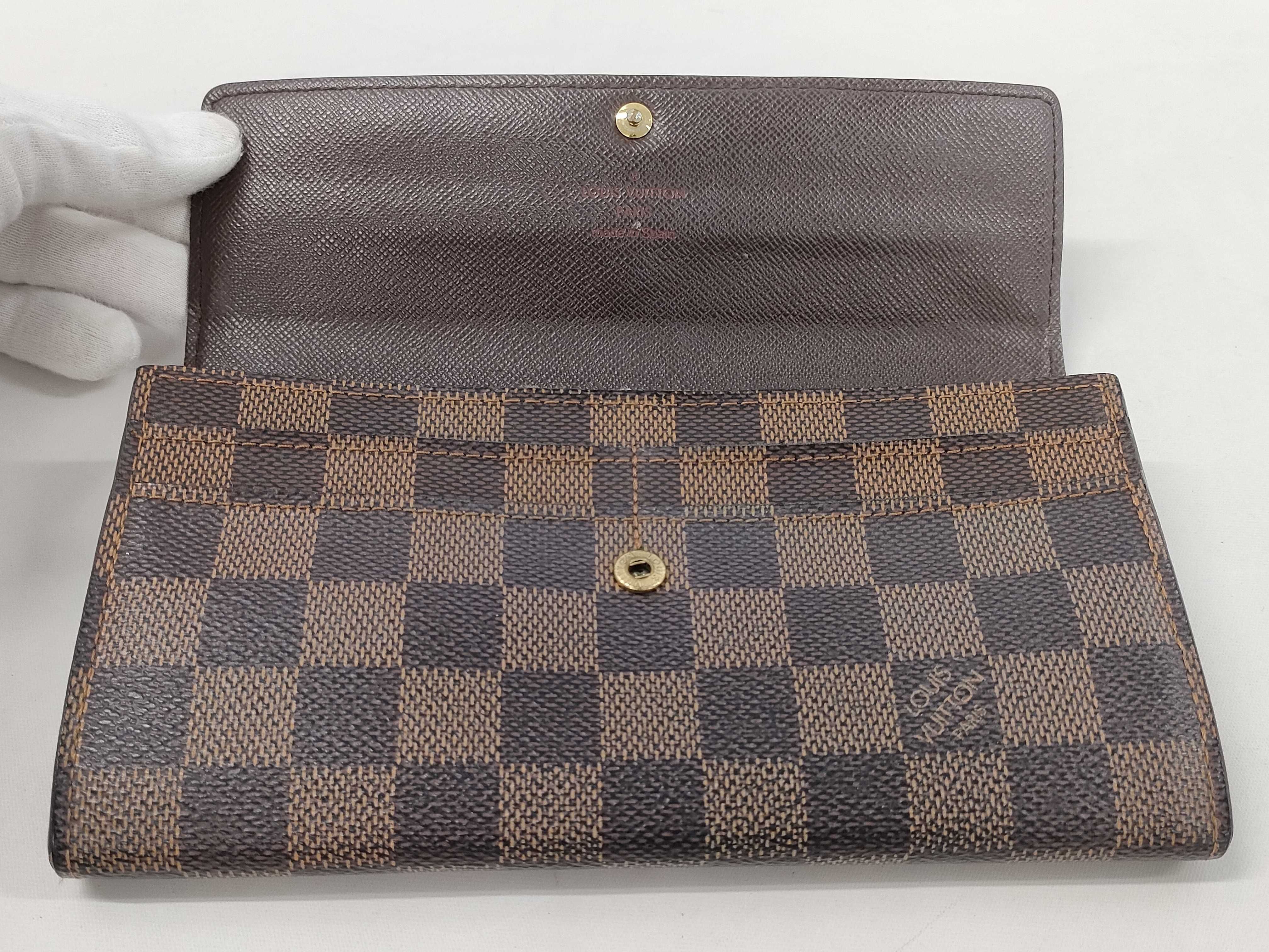 【水曜終了】(10229_0256)LOUIS VUITTON ダミエ ポルトフォイユ・サラ 財布