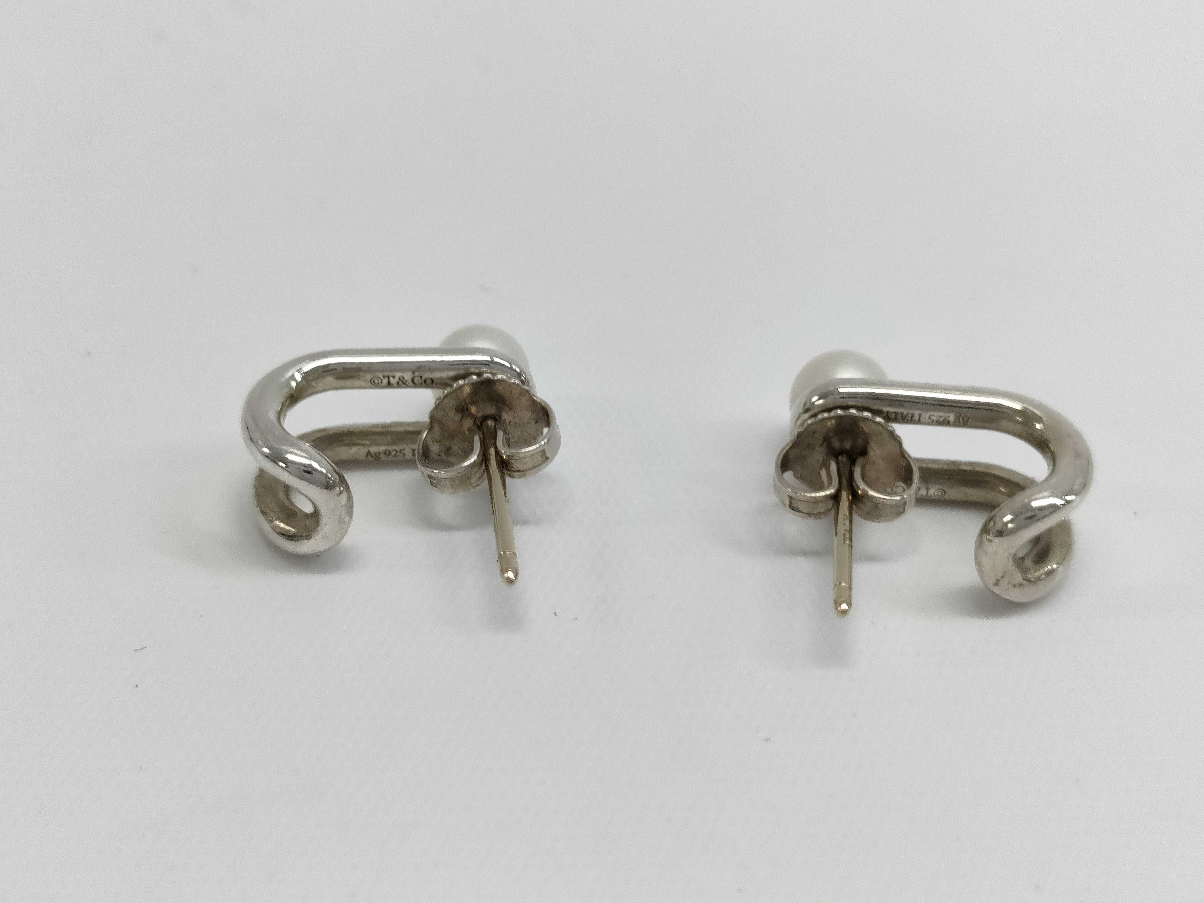 【水曜終了】(10221_0480)Tiffany&Co. ハードウェアパールピアス ピアス