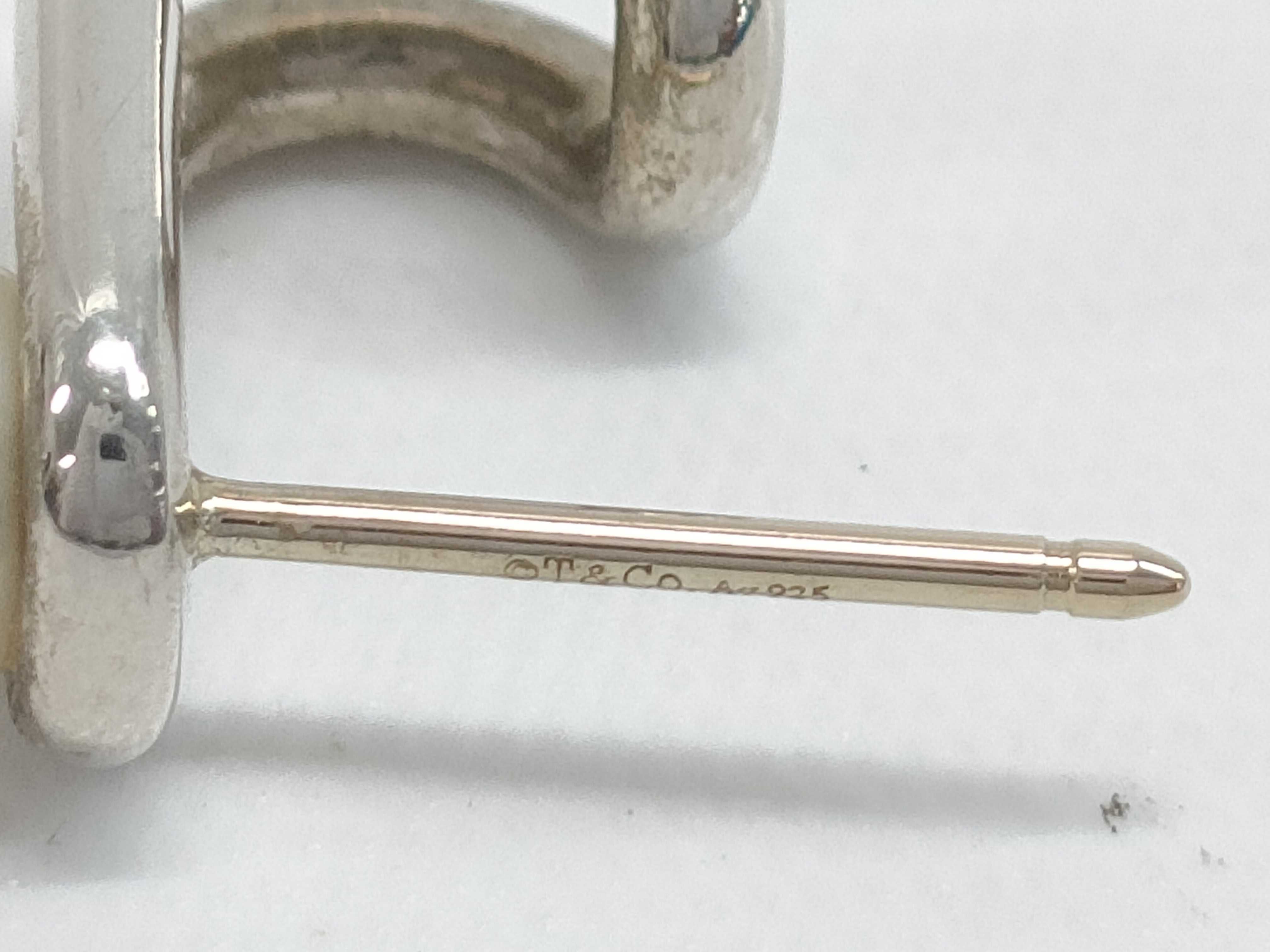 【水曜終了】(10221_0480)Tiffany&Co. ハードウェアパールピアス ピアス