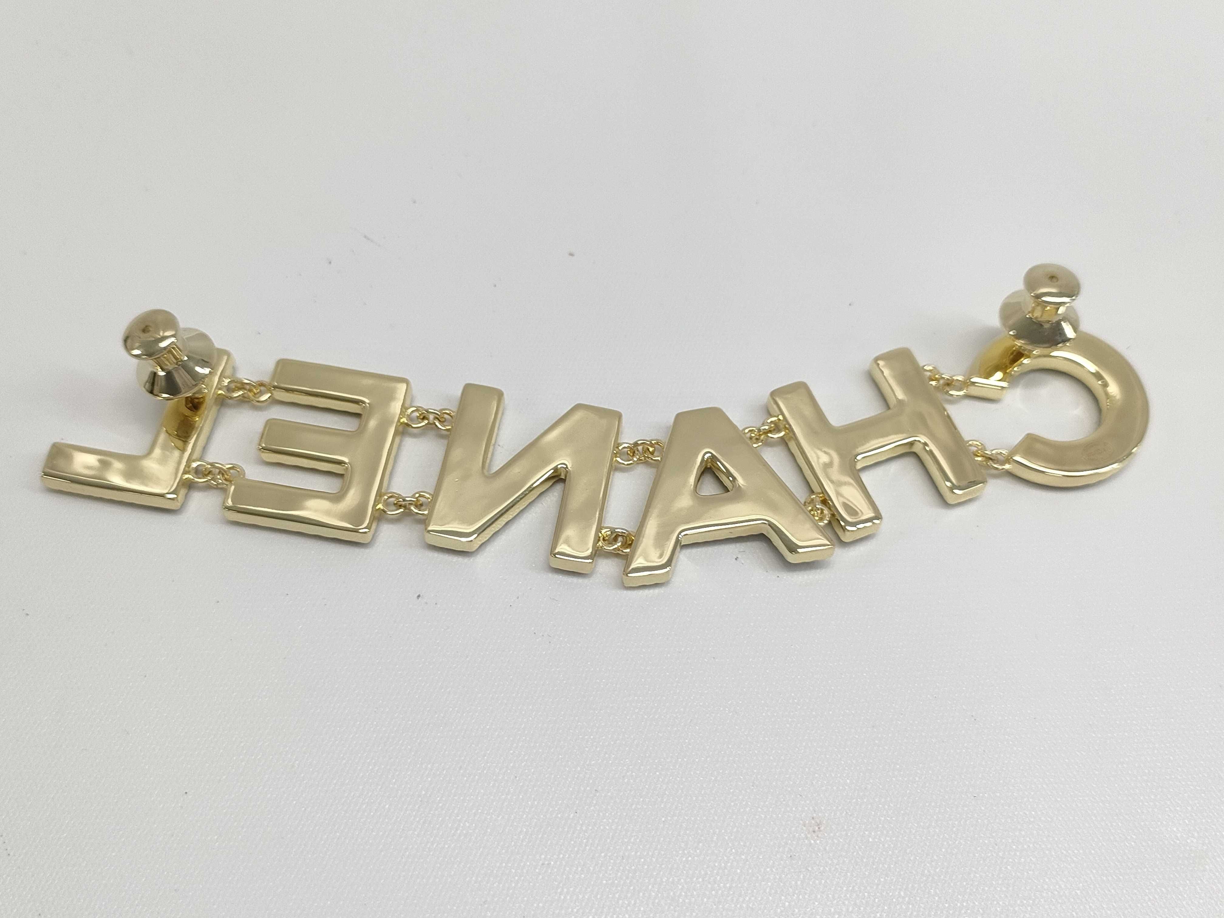 【水曜終了】(10217_0002)CHANEL B22/A ロゴピンブローチ ブローチ