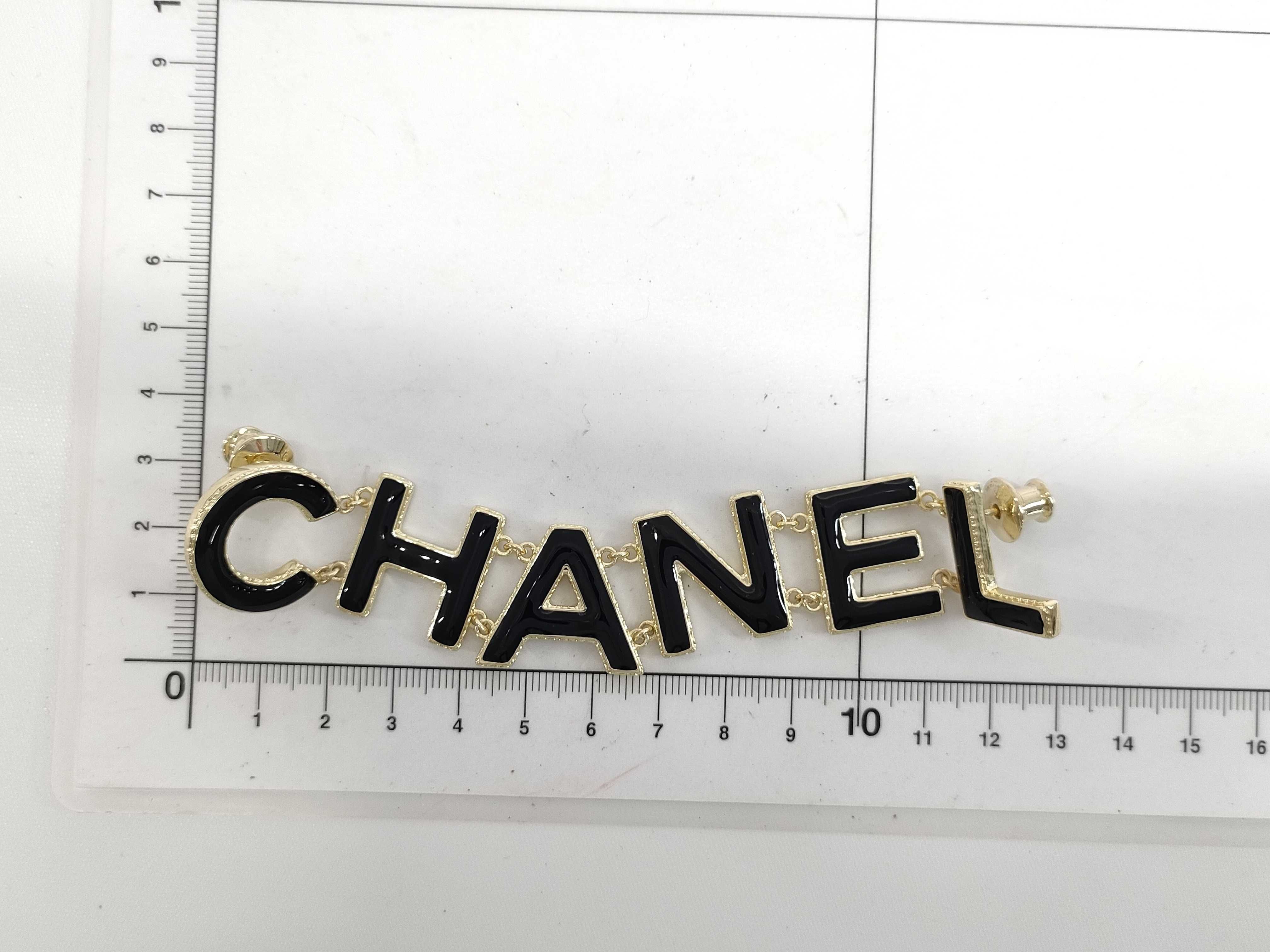 【水曜終了】(10217_0002)CHANEL B22/A ロゴピンブローチ ブローチ