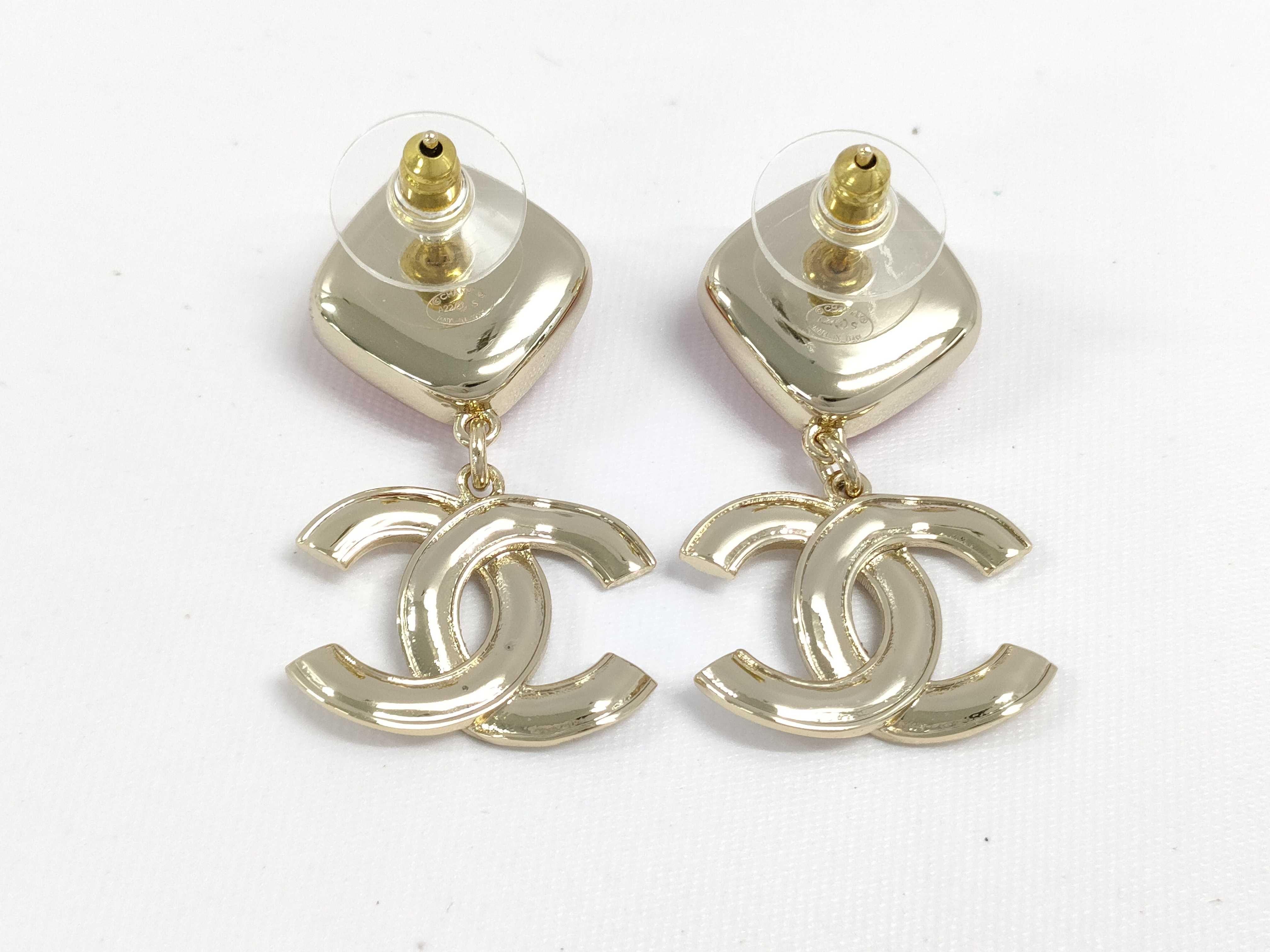 【水曜終了】(10217_0004)CHANEL B22/S ボトル ピアス ピアス