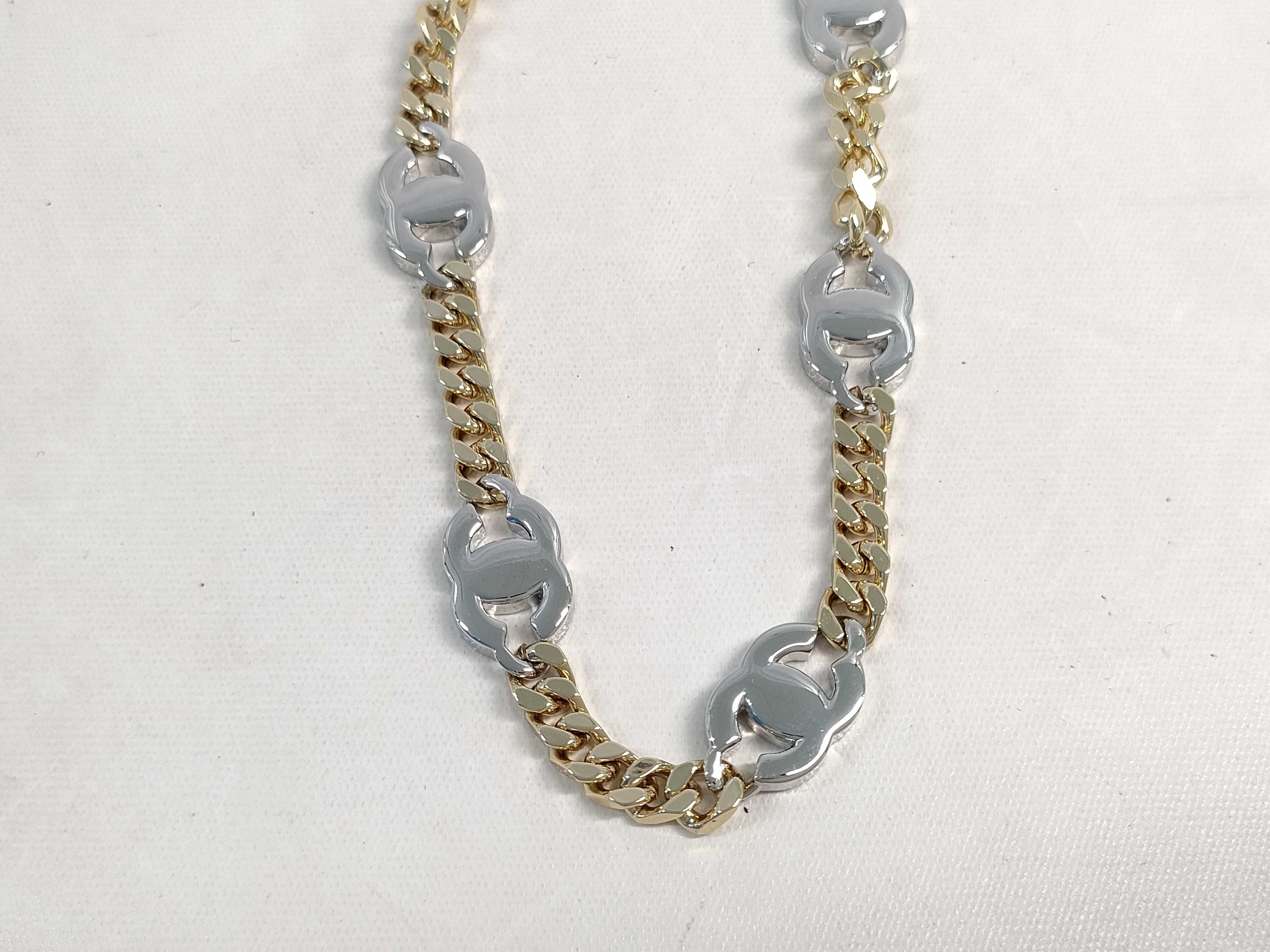 【水曜終了】(10217_0005)CHANEL B21/A ラインストーンココチェーンネックレス ネックレス