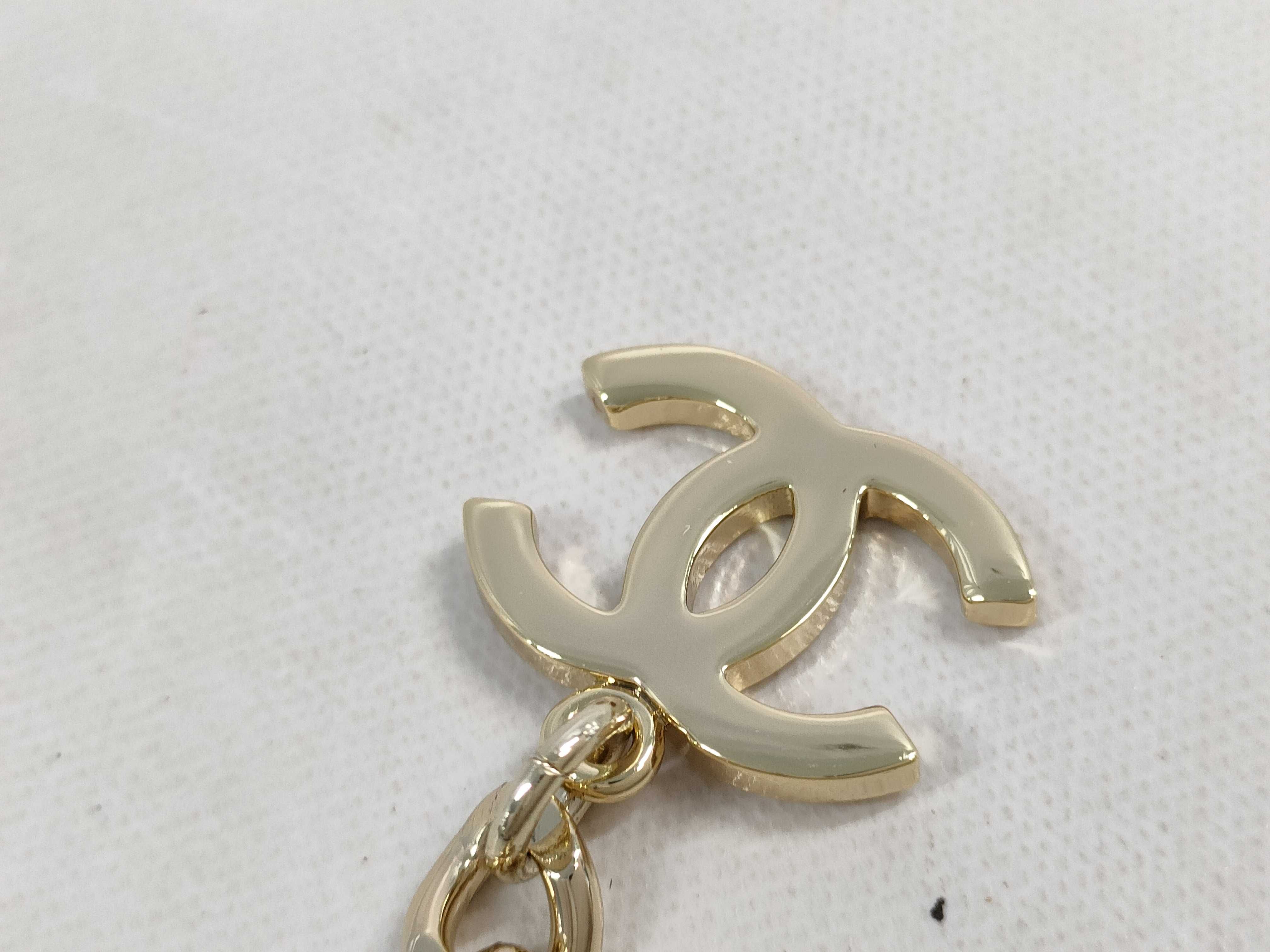 【水曜終了】(10217_0005)CHANEL B21/A ラインストーンココチェーンネックレス ネックレス