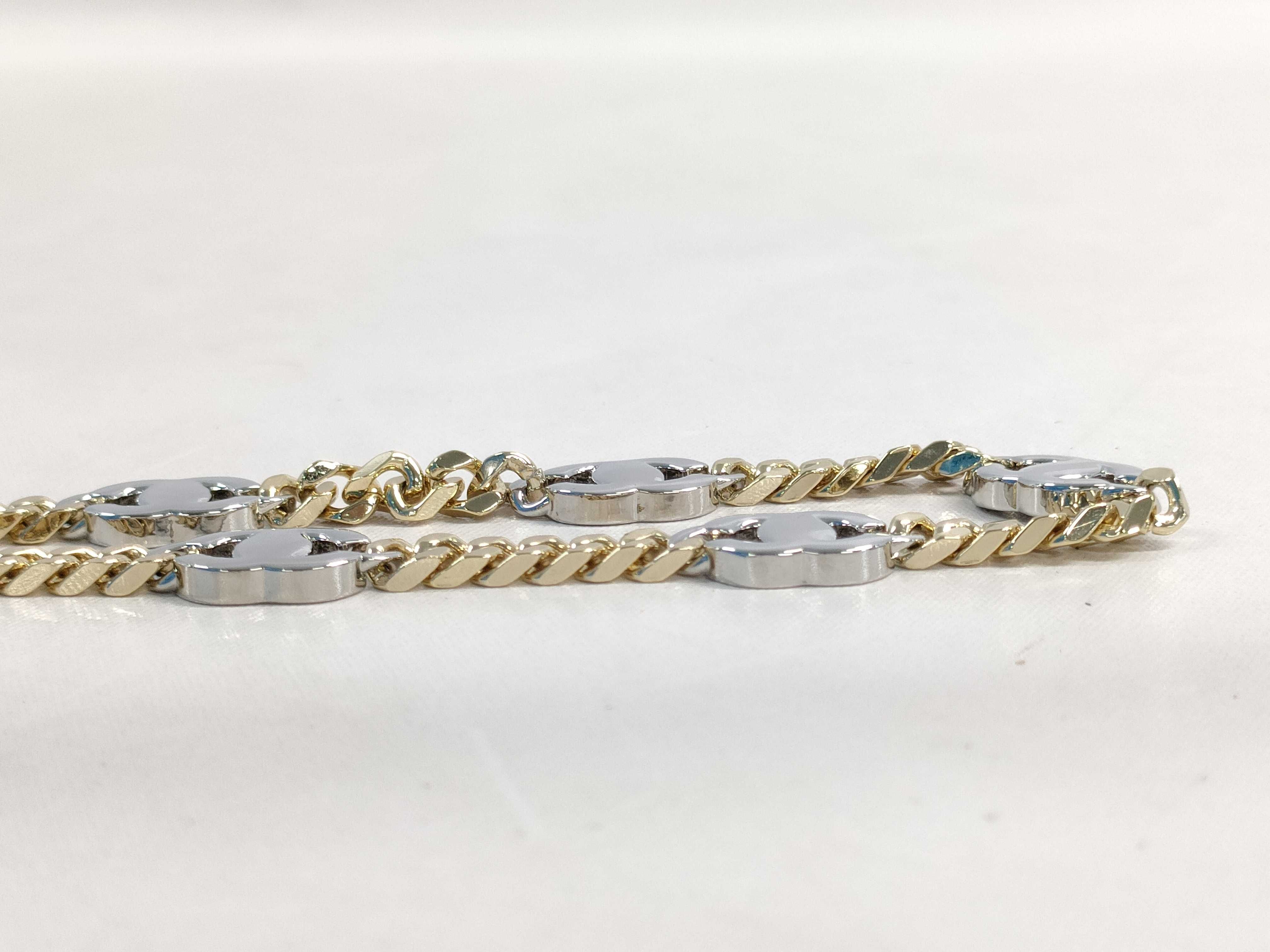 【水曜終了】(10217_0005)CHANEL B21/A ラインストーンココチェーンネックレス ネックレス
