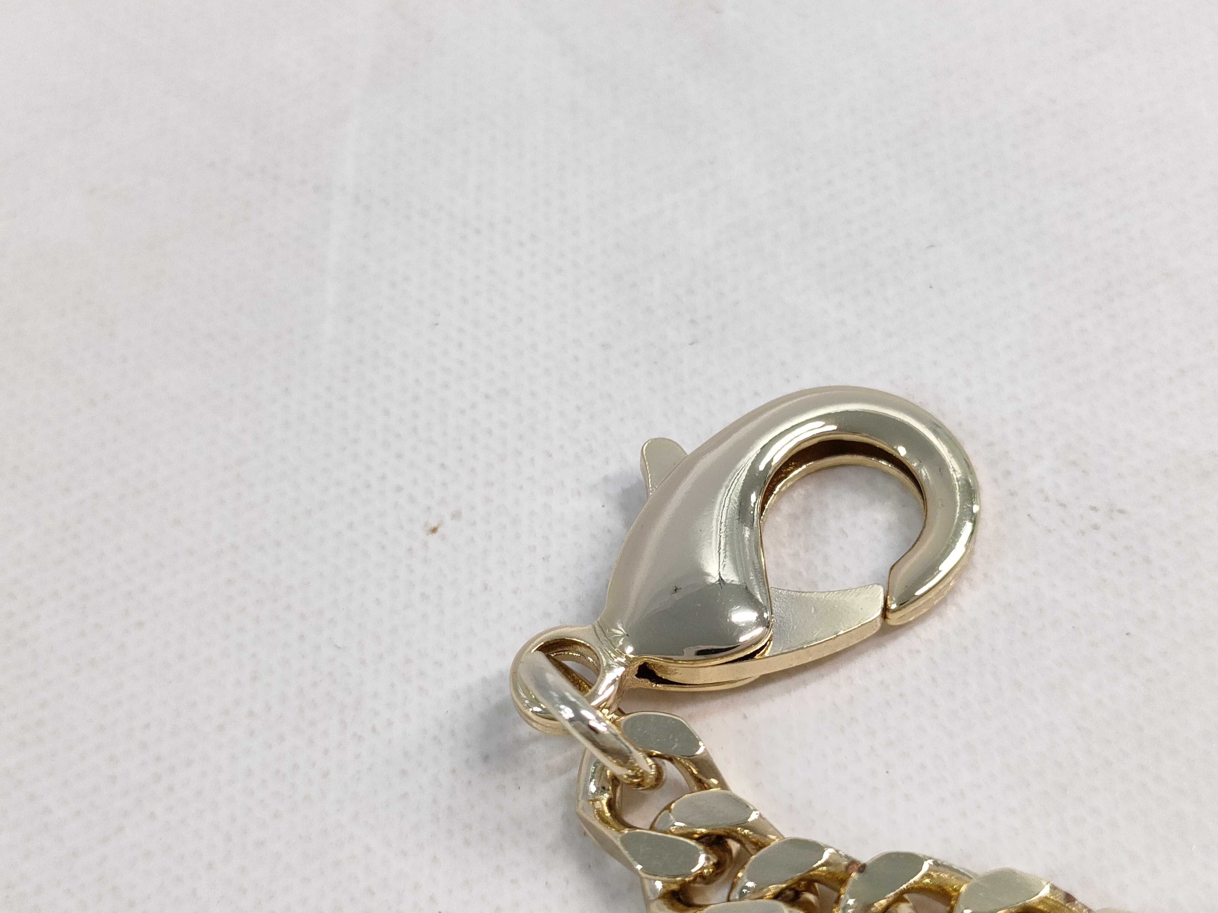 【水曜終了】(10217_0005)CHANEL B21/A ラインストーンココチェーンネックレス ネックレス