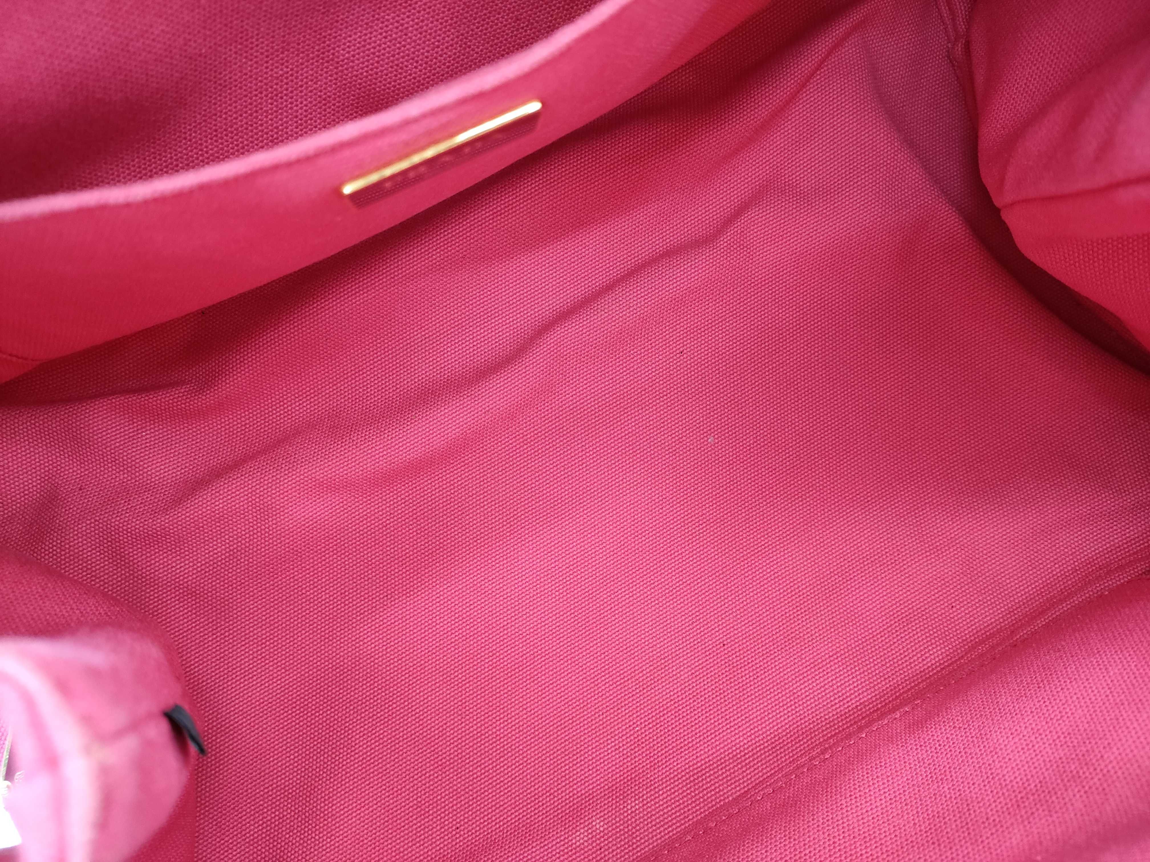 【水曜終了】(10230_0272)PRADA デニム 2way ピンク ハンドバッグ