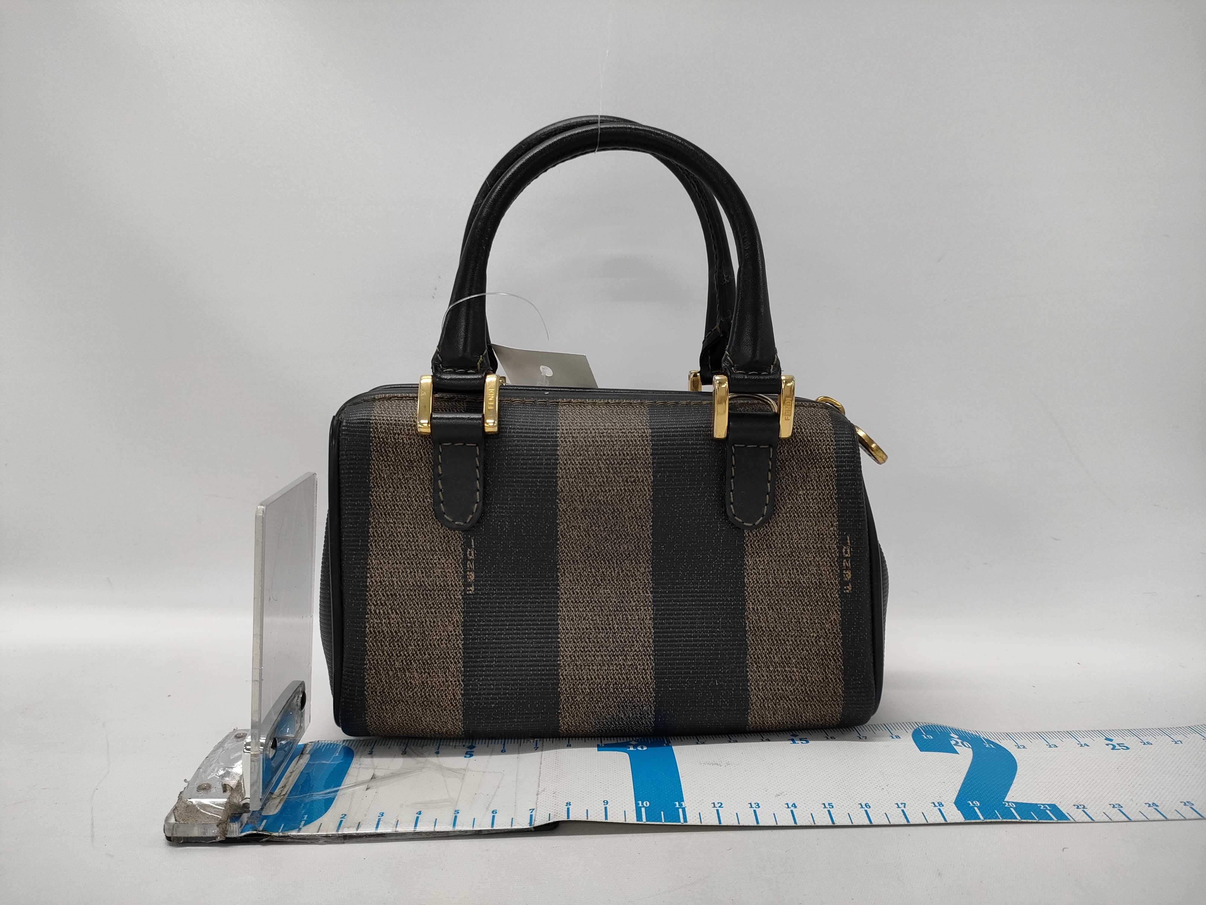 【水曜終了】(10230_0341)FENDI ペカン柄 ミニバッグ ハンドバッグ