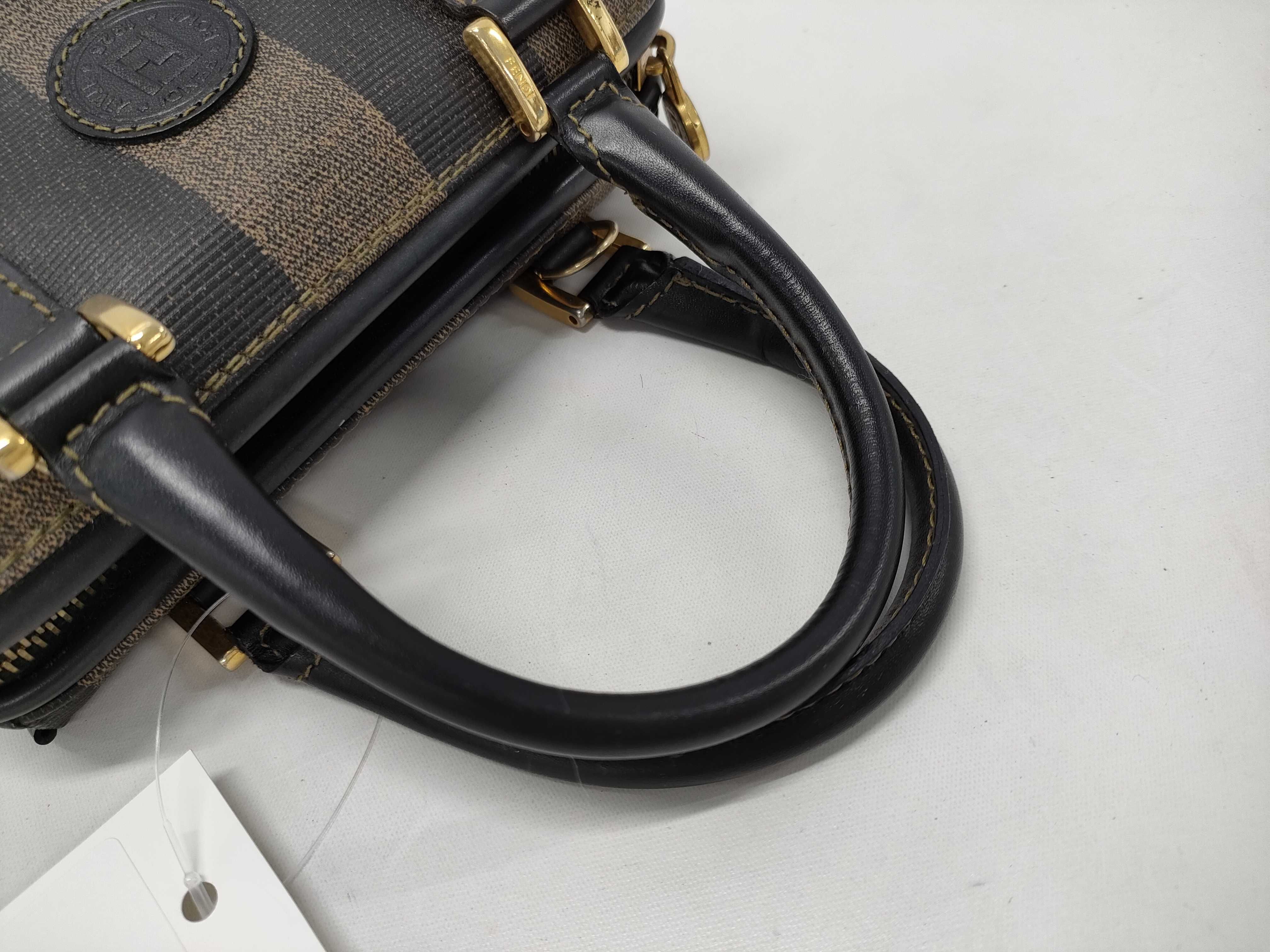 【水曜終了】(10230_0341)FENDI ペカン柄 ミニバッグ ハンドバッグ