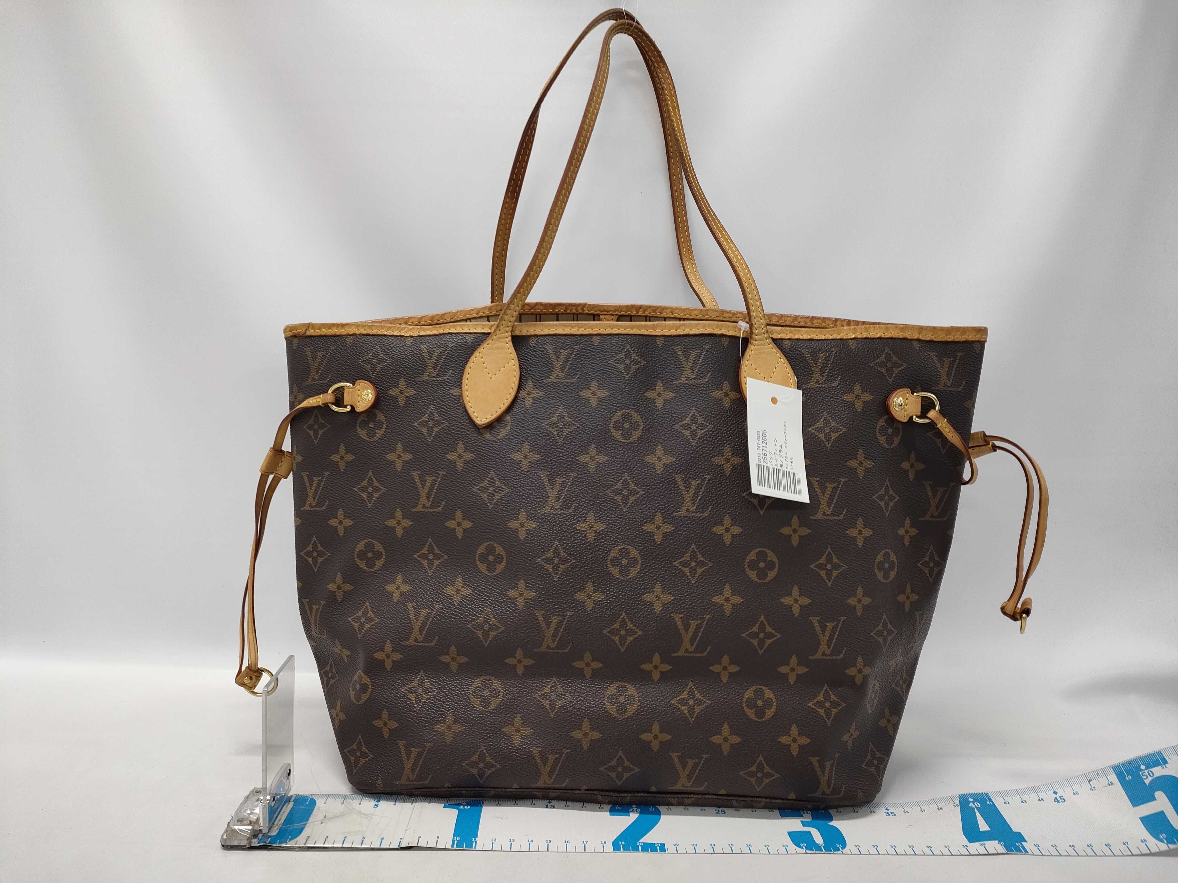 【水曜終了】(10229_0434)LOUIS VUITTON モノグラム モノグラム ネヴァーフル※ポケット劣化 トートバッグ