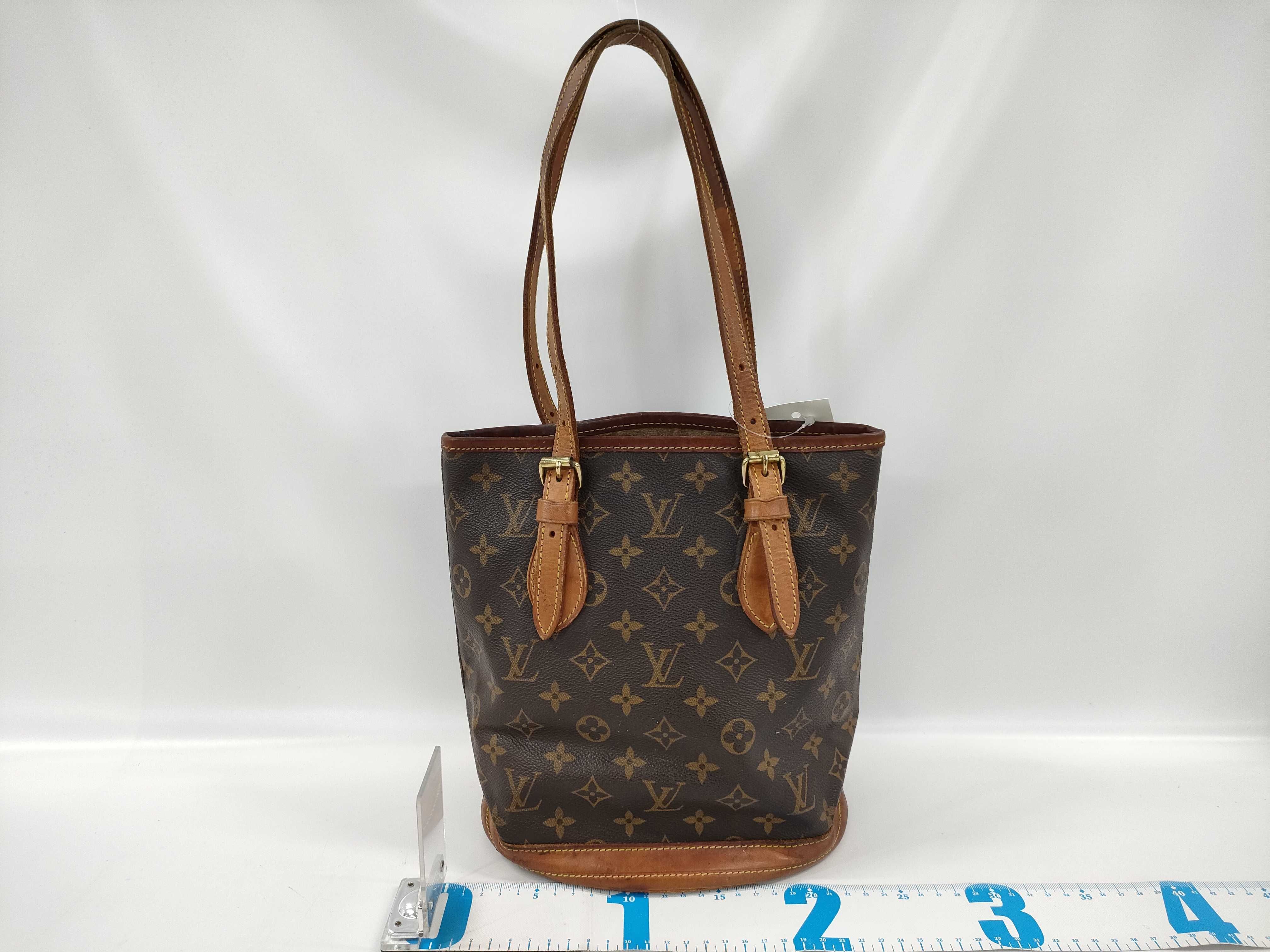 【水曜終了】(10229_0435)LOUIS VUITTON モノグラム パケットPM M42238 トートバッグ
