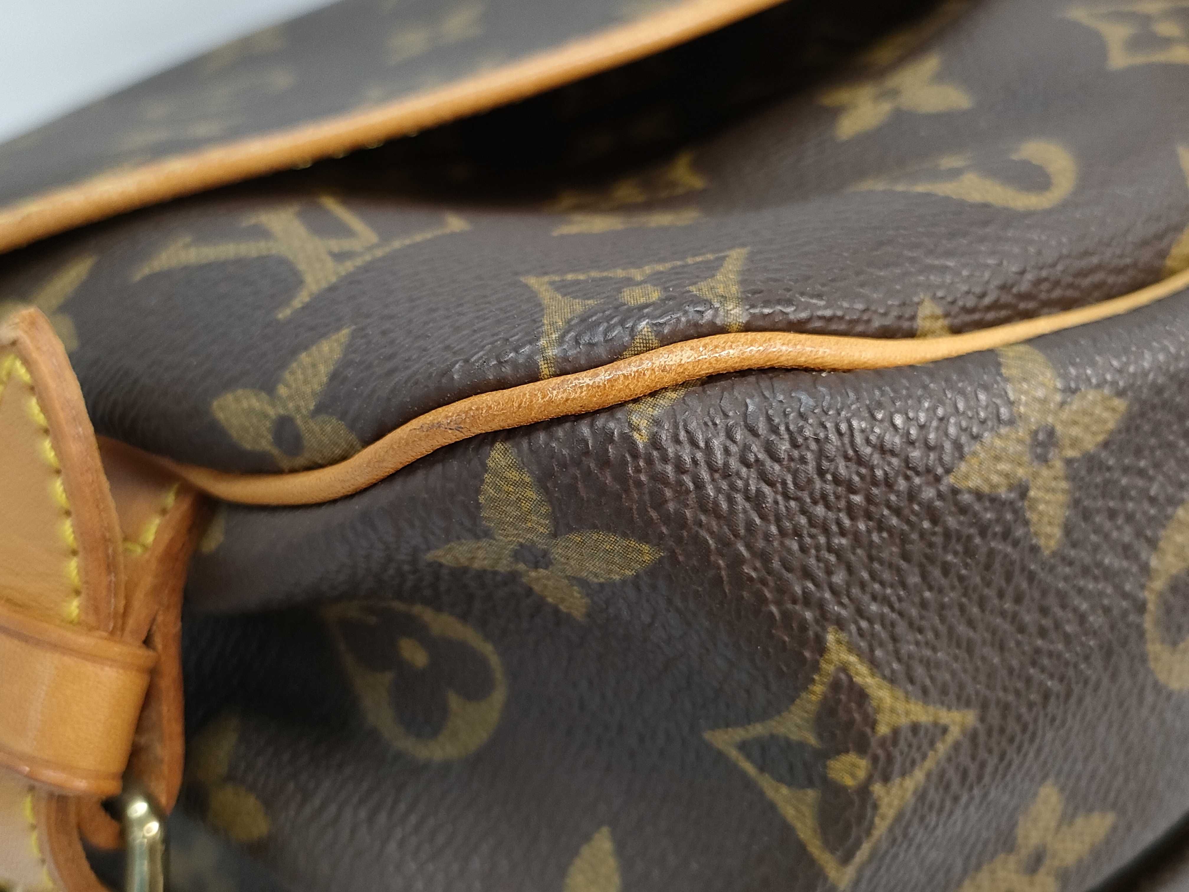 【水曜終了】(10218_0111)LOUIS VUITTON モノグラム M42256 ソミュール30 ショルダーバッグ