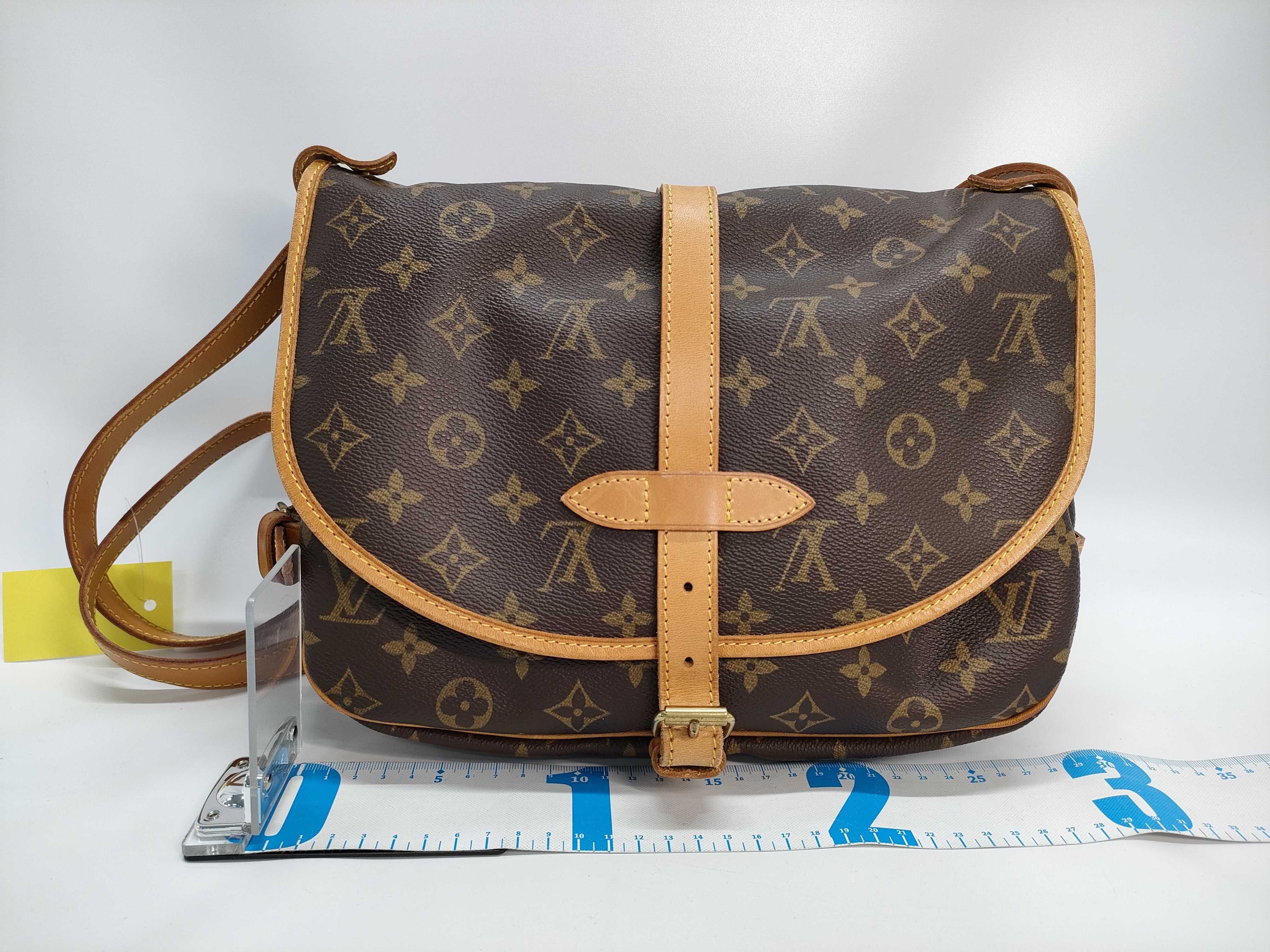 【水曜終了】(10218_0111)LOUIS VUITTON モノグラム M42256 ソミュール30 ショルダーバッグ