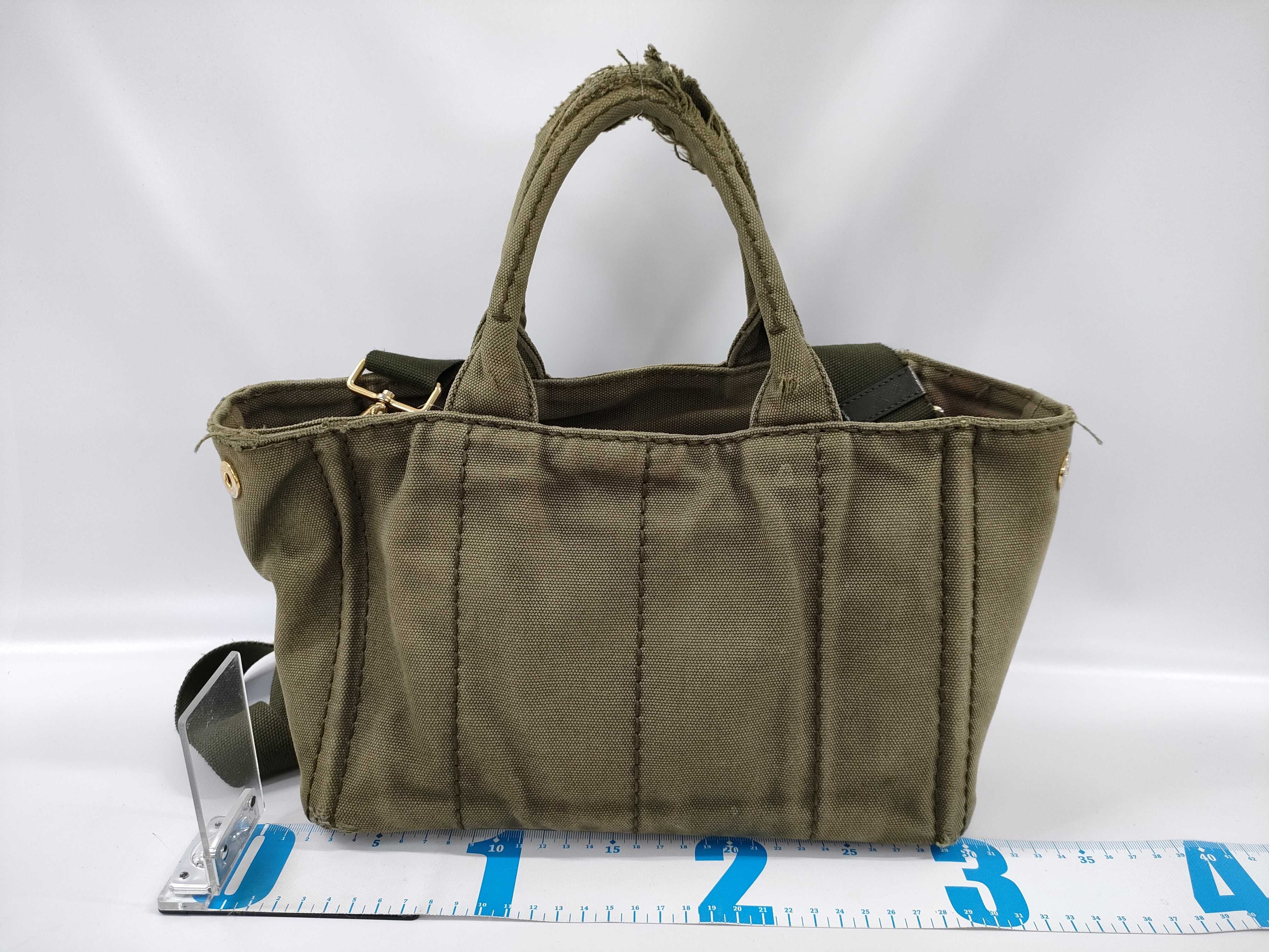 【水曜終了】(10230_0310)PRADA カナパ 2WAY ハンドバッグ