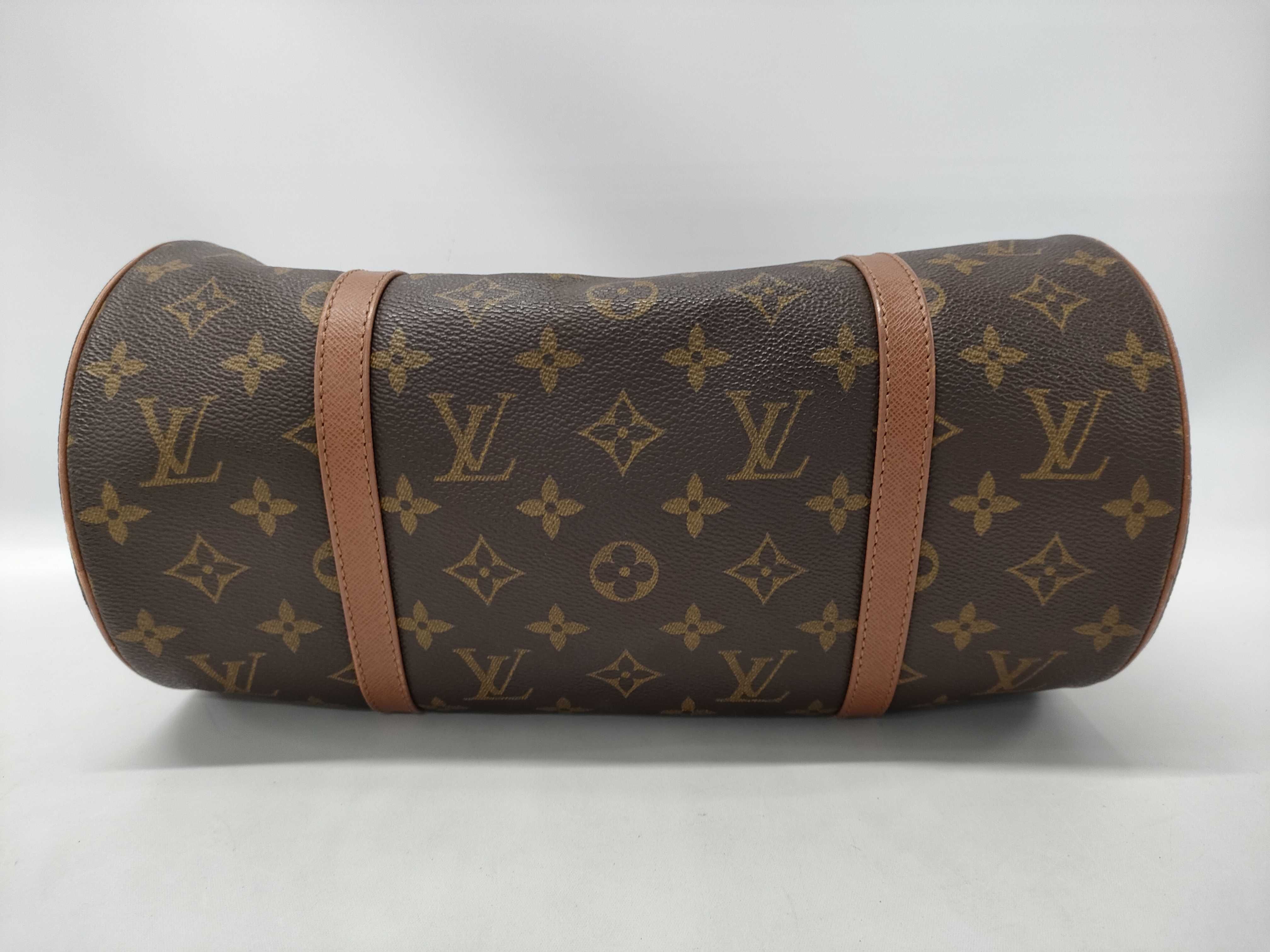 【水曜終了】(10229_0299)LOUIS VUITTON モノグラム 旧パピヨン ポーチ付き ハンドバッグ ハンドバッグ