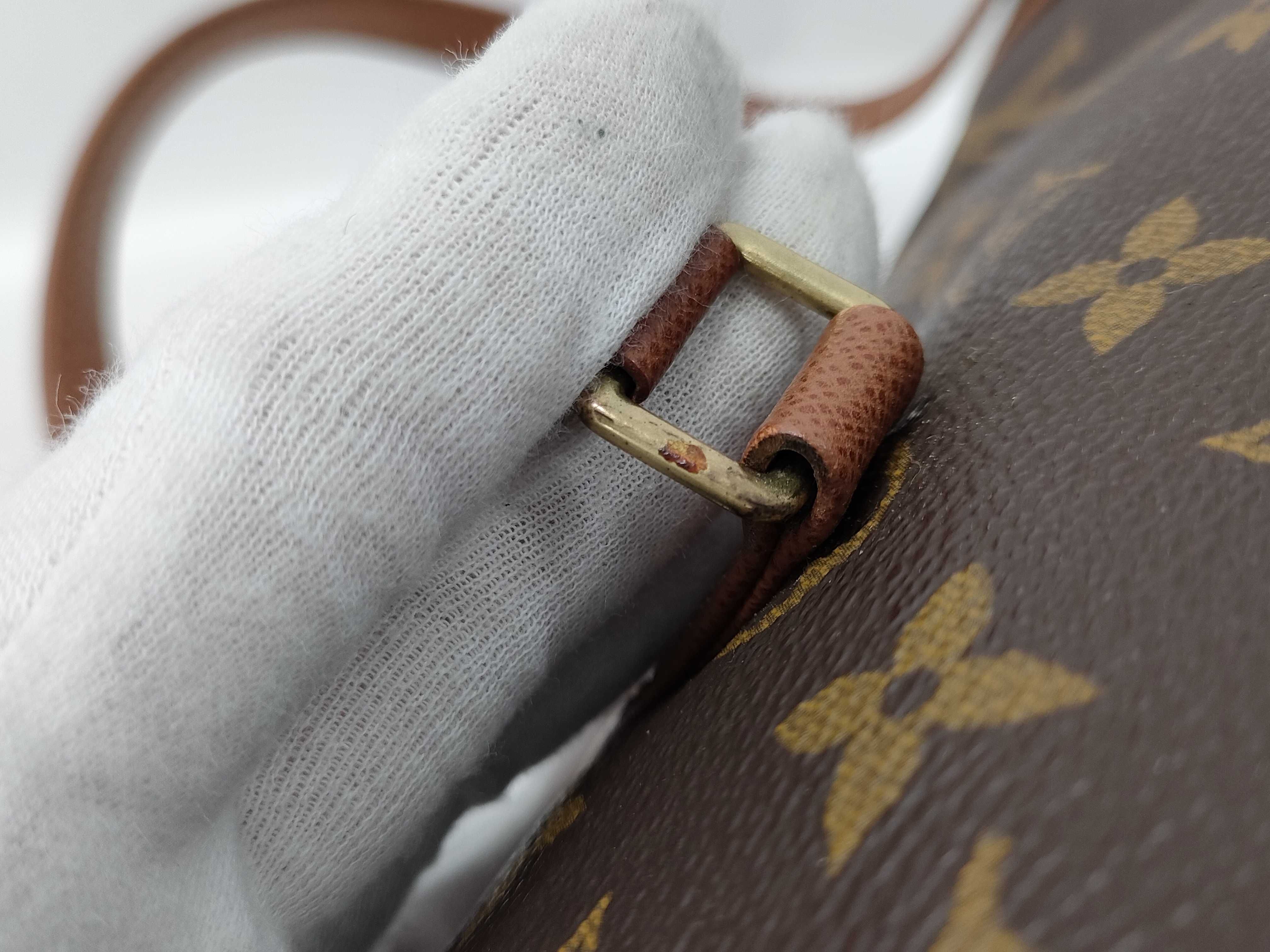 【水曜終了】(10229_0299)LOUIS VUITTON モノグラム 旧パピヨン ポーチ付き ハンドバッグ ハンドバッグ