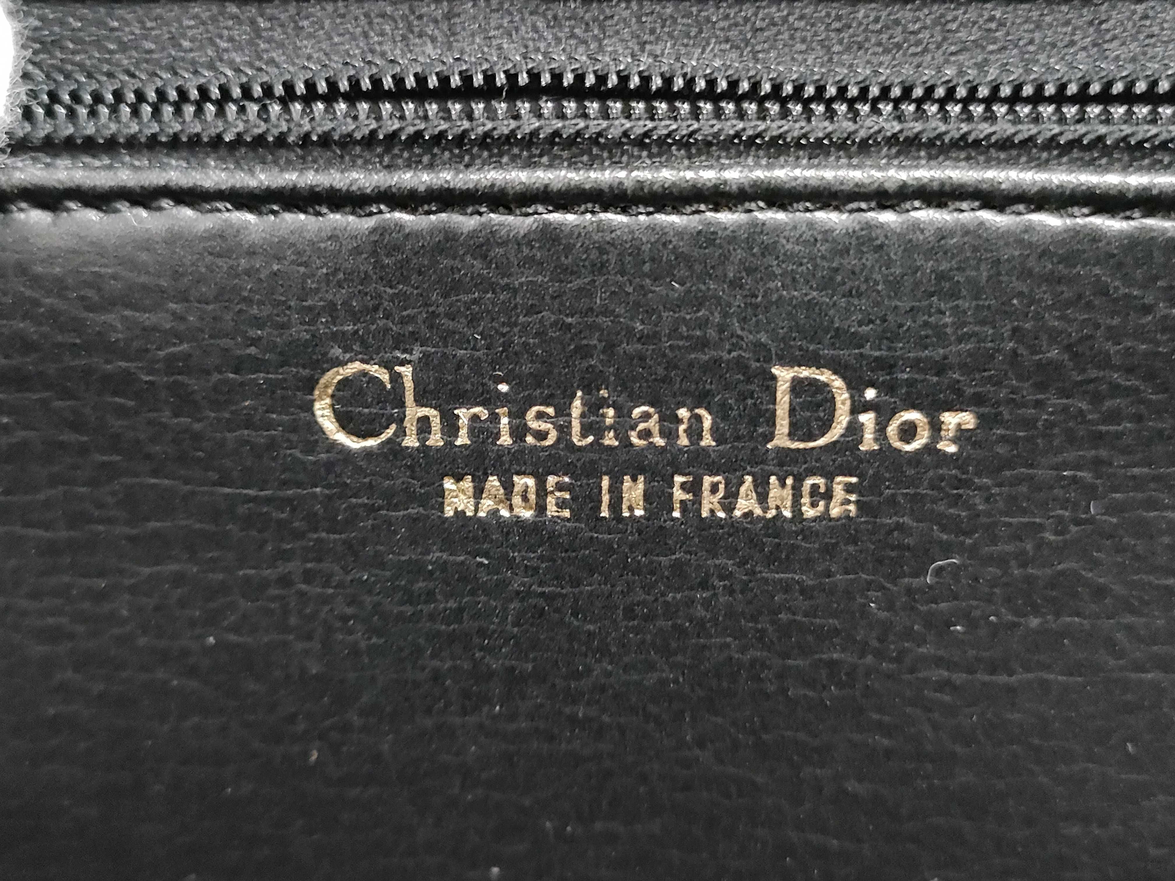 【水曜終了】(10220_0495)Dior オールド レザー ショルダー(ビス取れ有) ショルダーバッグ