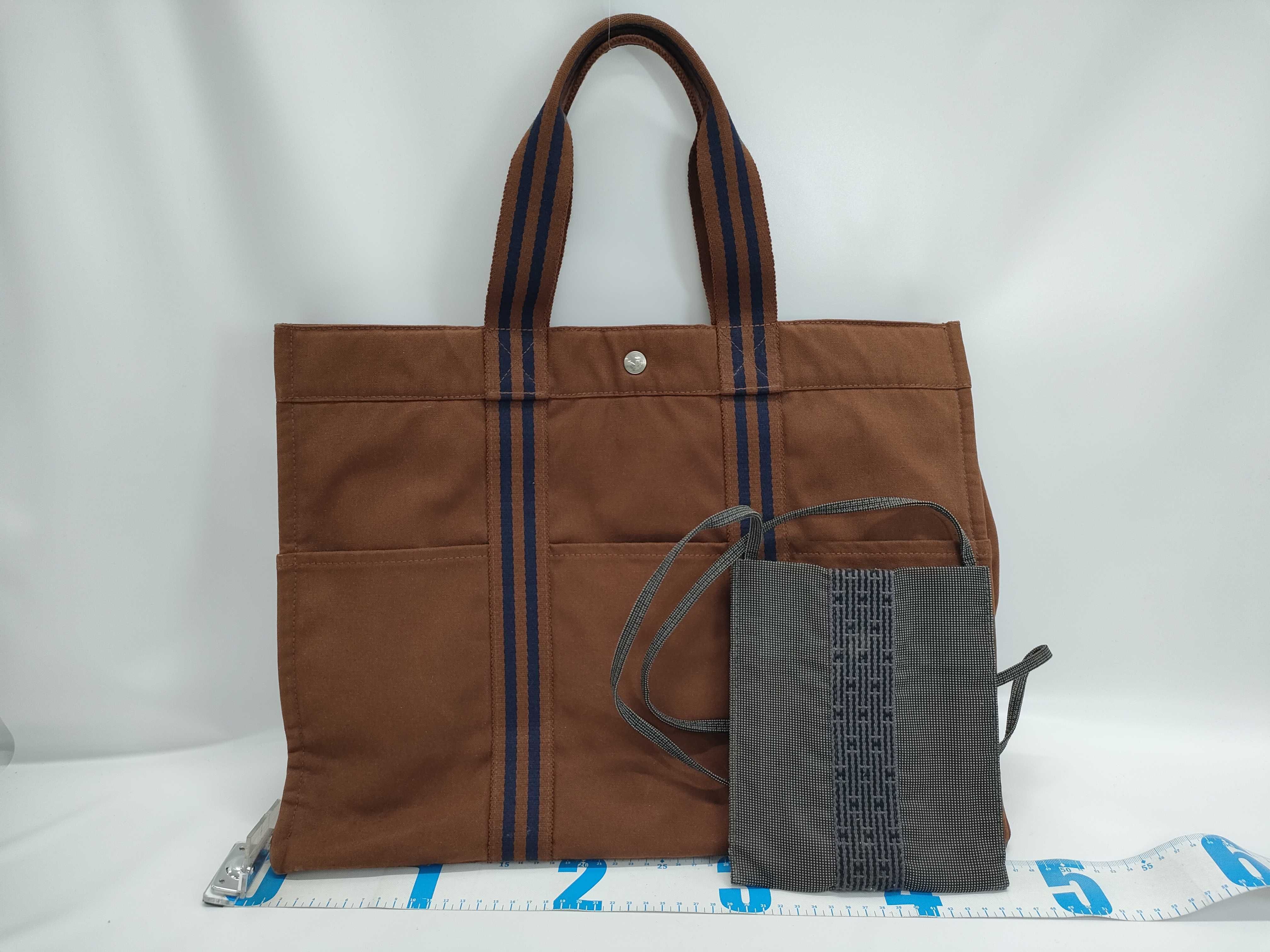 【水曜終了】(10223_0103)HERMES キャンバス セット バッグ