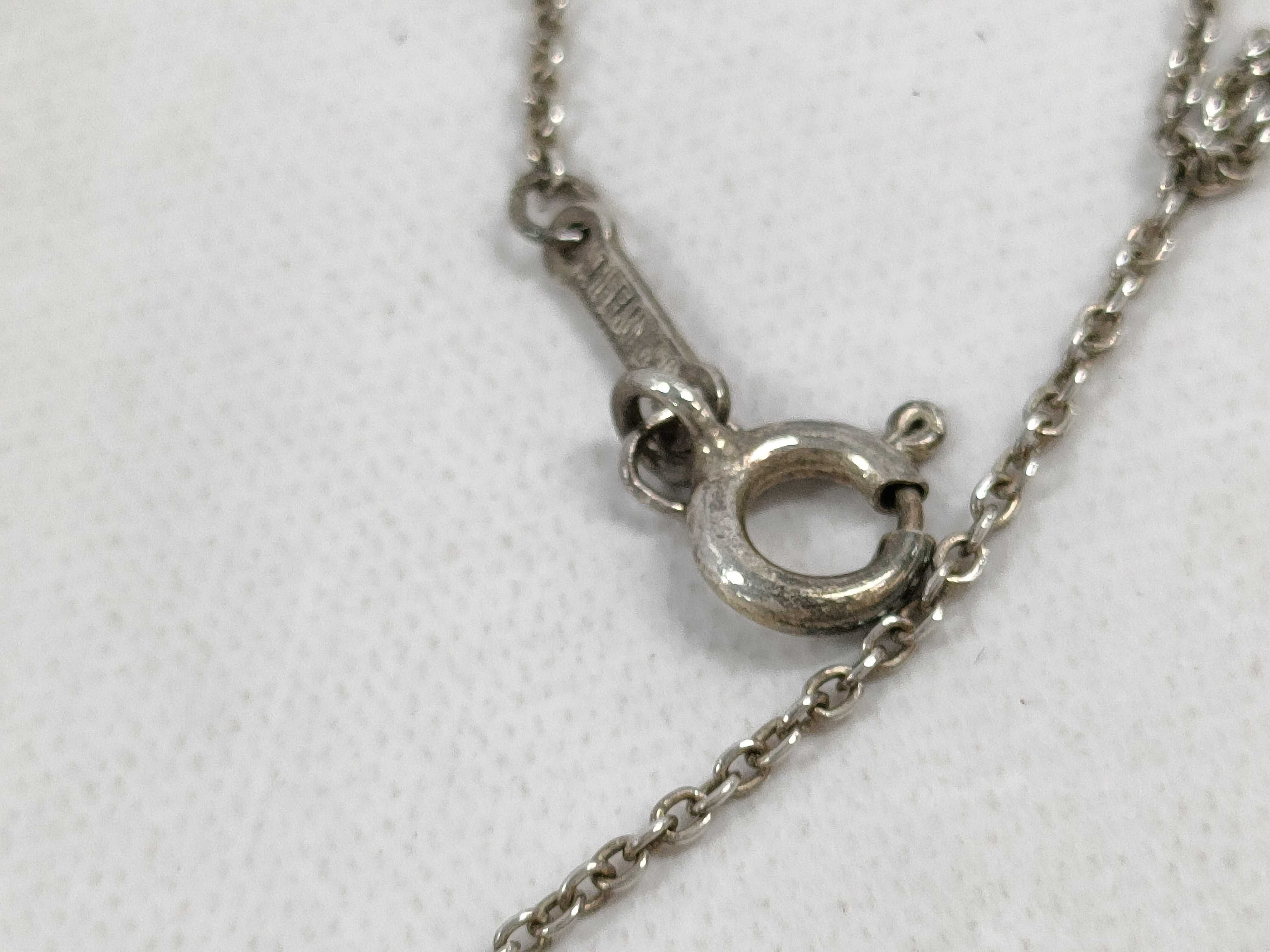 【水曜終了】(10221_0482)Tiffany&Co. SV925 ダブルティアドロップ ネックレス ネックレス