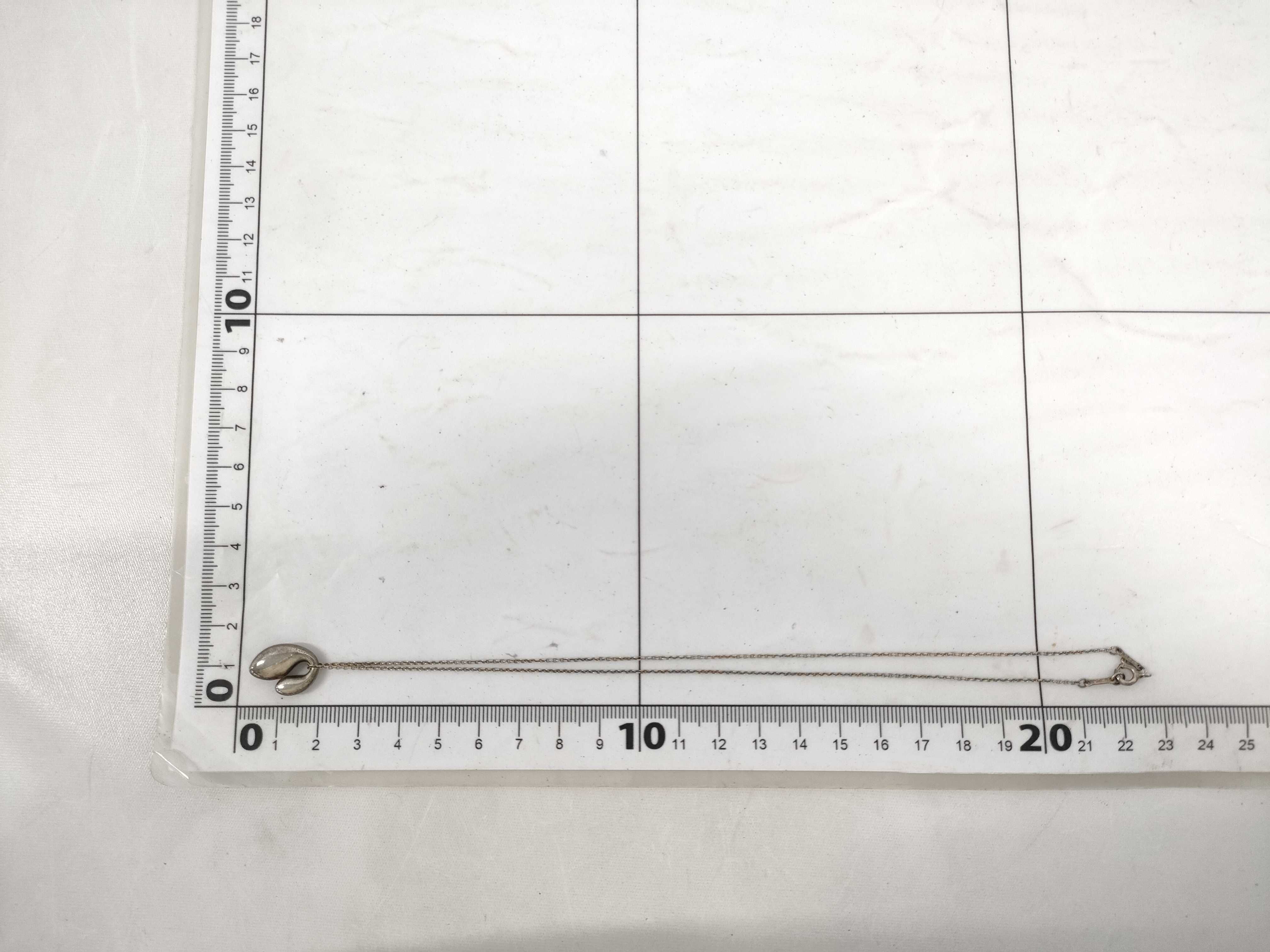 【水曜終了】(10221_0482)Tiffany&Co. SV925 ダブルティアドロップ ネックレス ネックレス