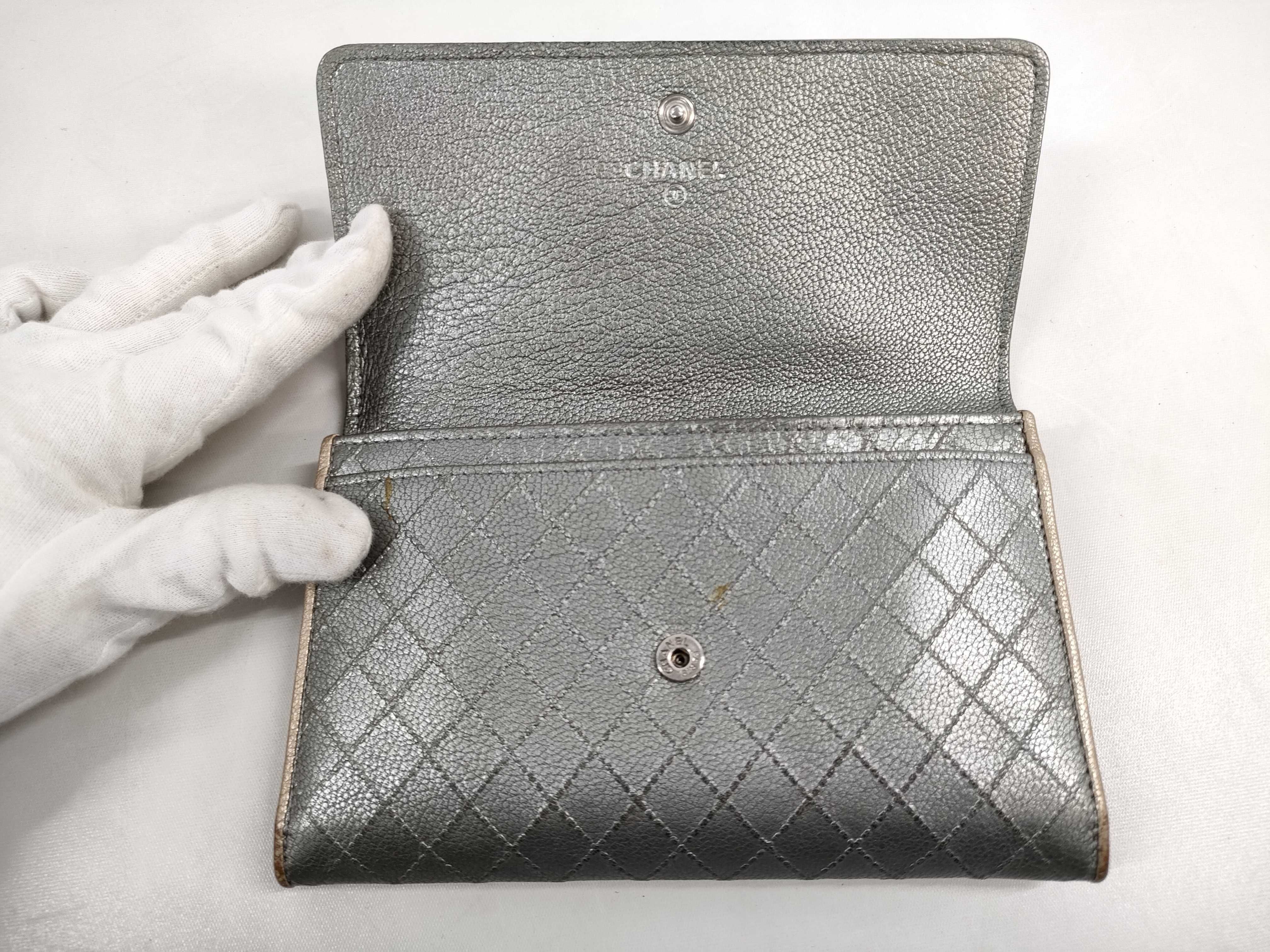 【水曜終了】(10228_0105)CHANEL ワイルドステッチ 財布 財布