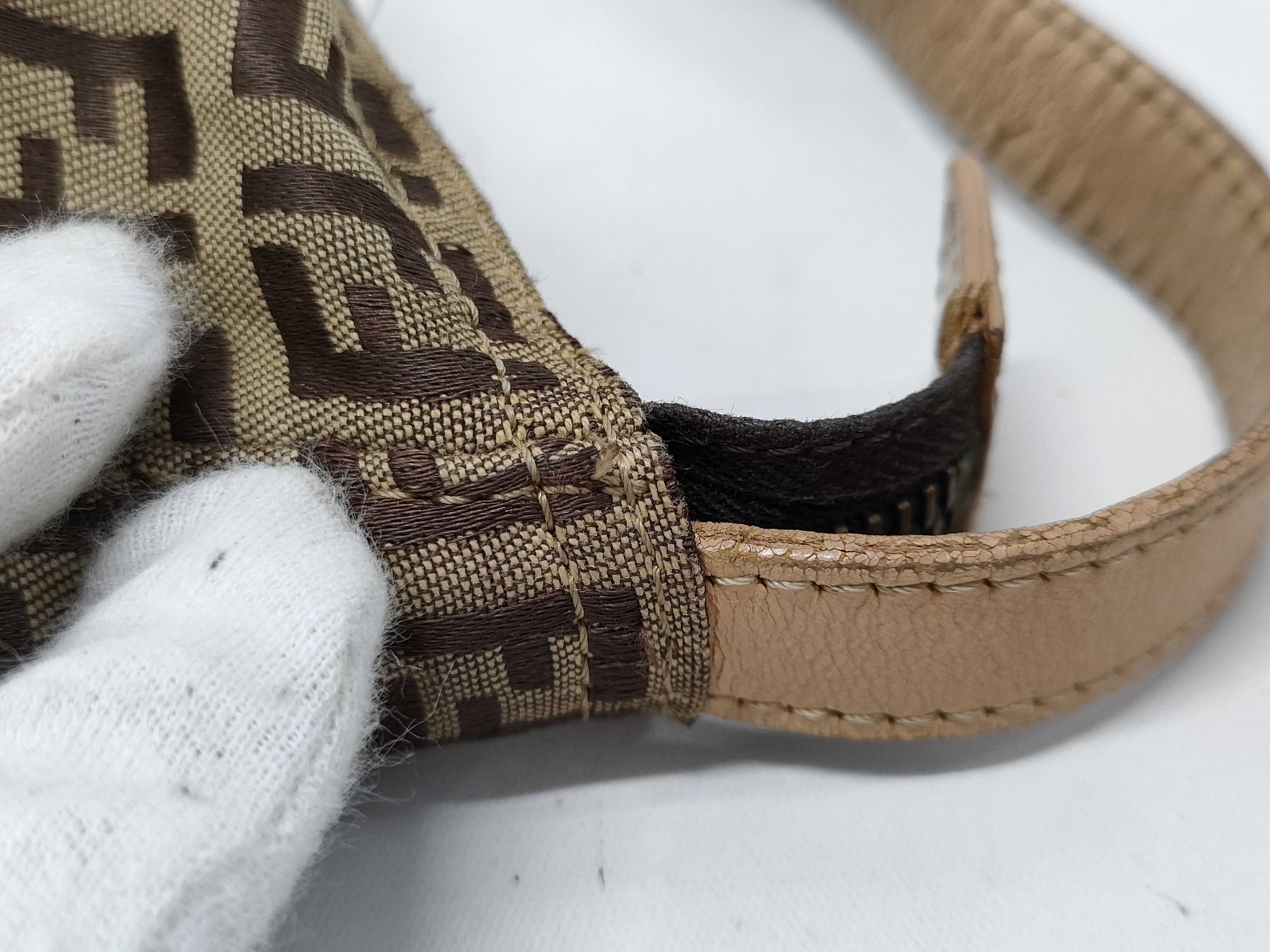 【水曜終了】(10230_0343)FENDI ズッカ柄 ズッカ ミニトート ハンドバッグ