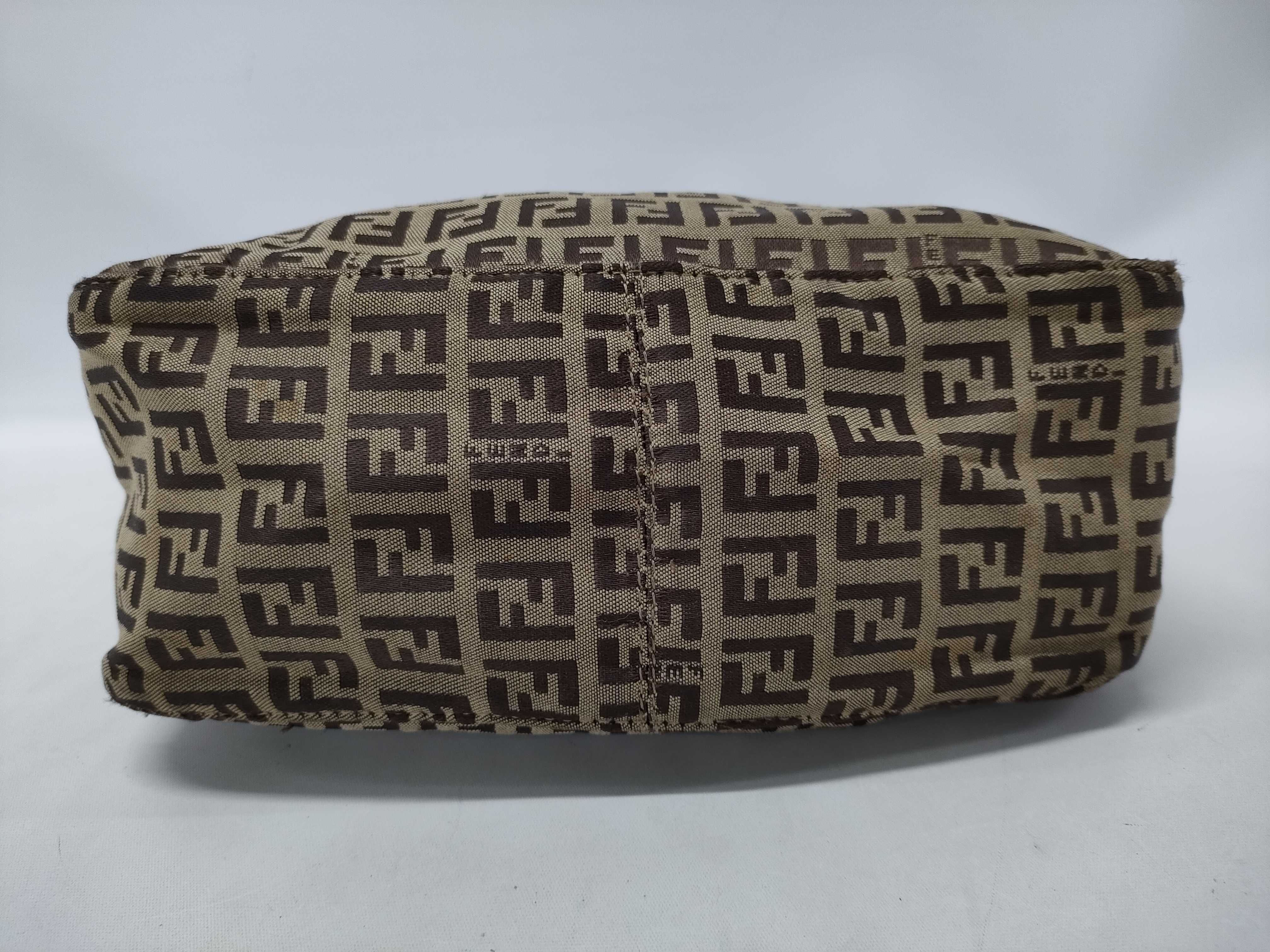 【水曜終了】(10230_0343)FENDI ズッカ柄 ズッカ ミニトート ハンドバッグ