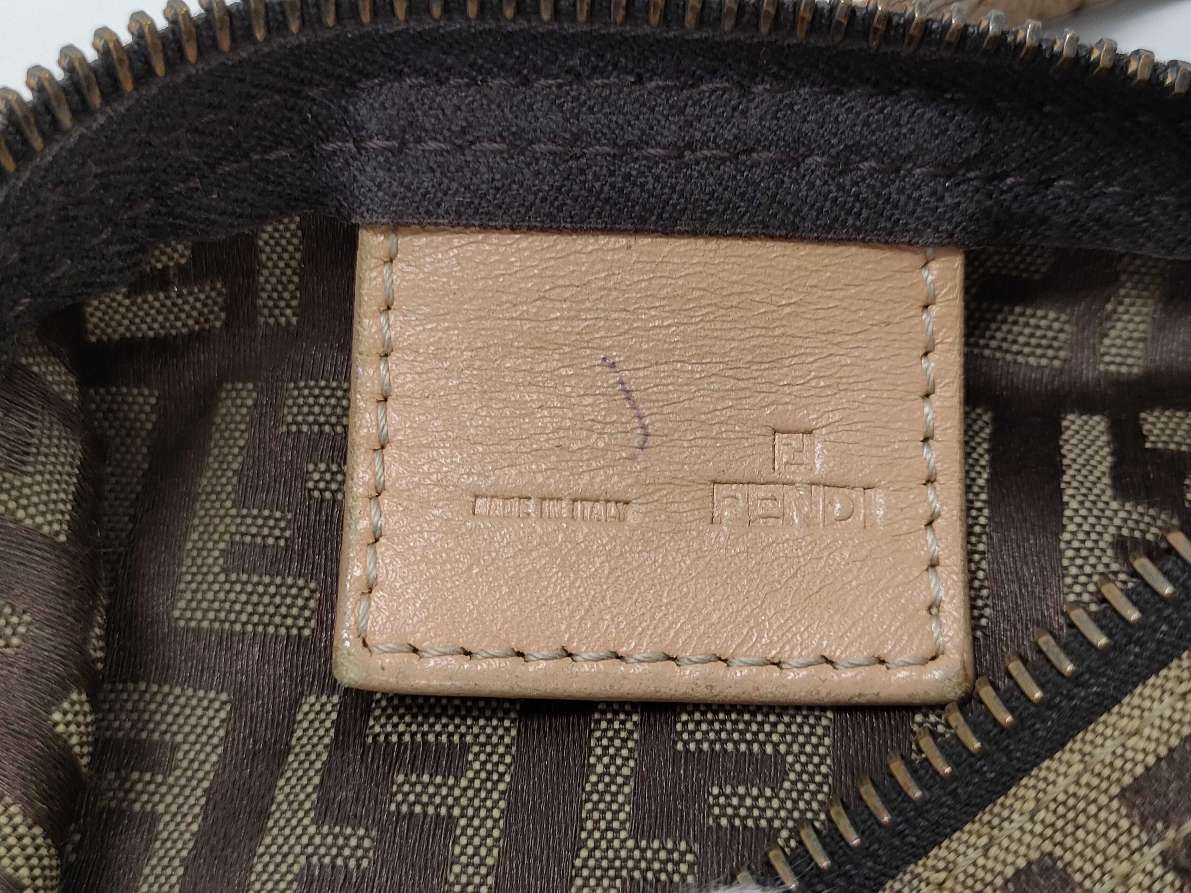 【水曜終了】(10230_0343)FENDI ズッカ柄 ズッカ ミニトート ハンドバッグ