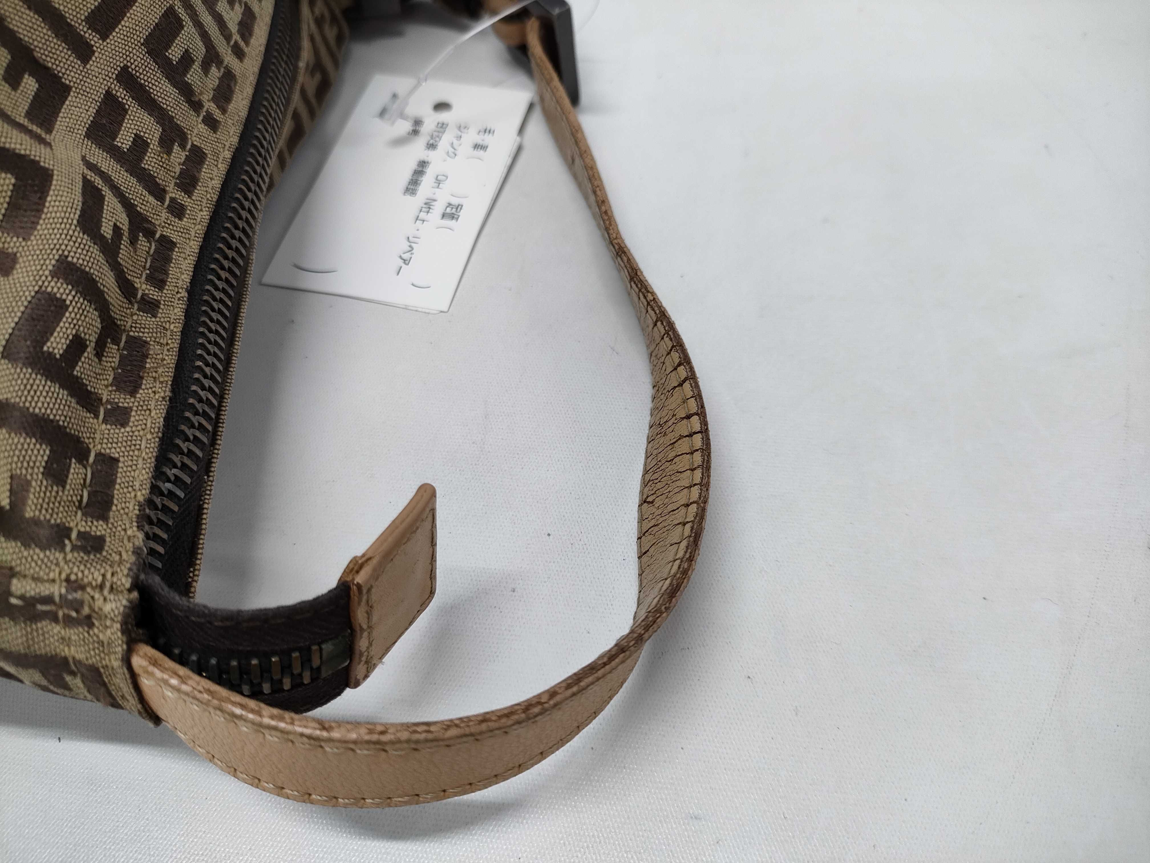 【水曜終了】(10230_0343)FENDI ズッカ柄 ズッカ ミニトート ハンドバッグ