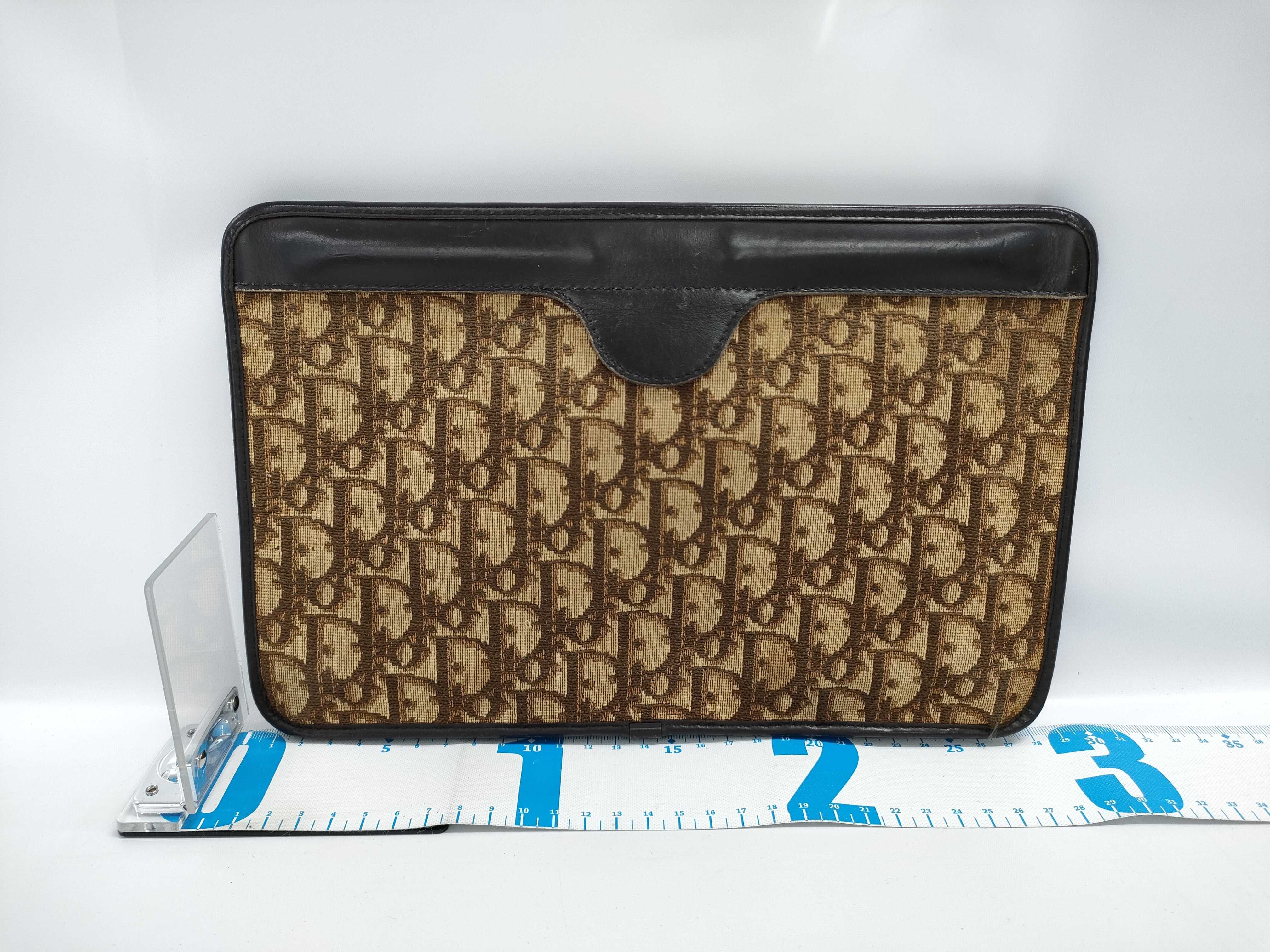 【水曜終了】(10220_0497)Dior トロッター クラッチ クラッチバッグ
