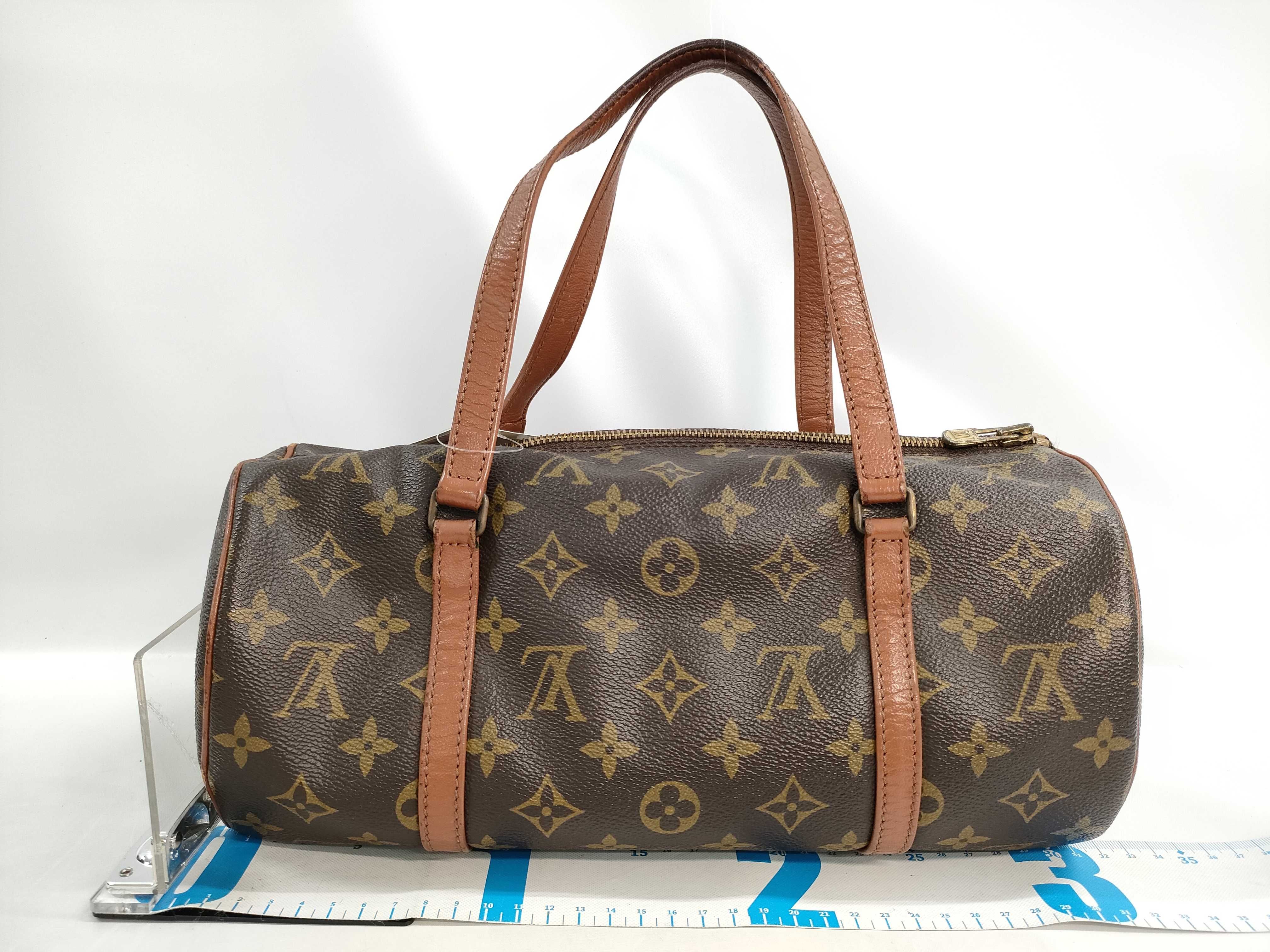 【水曜終了】(10229_0307)LOUIS VUITTON モノグラム M51385 パピヨン30 ポーチ有 ハンドバッグ