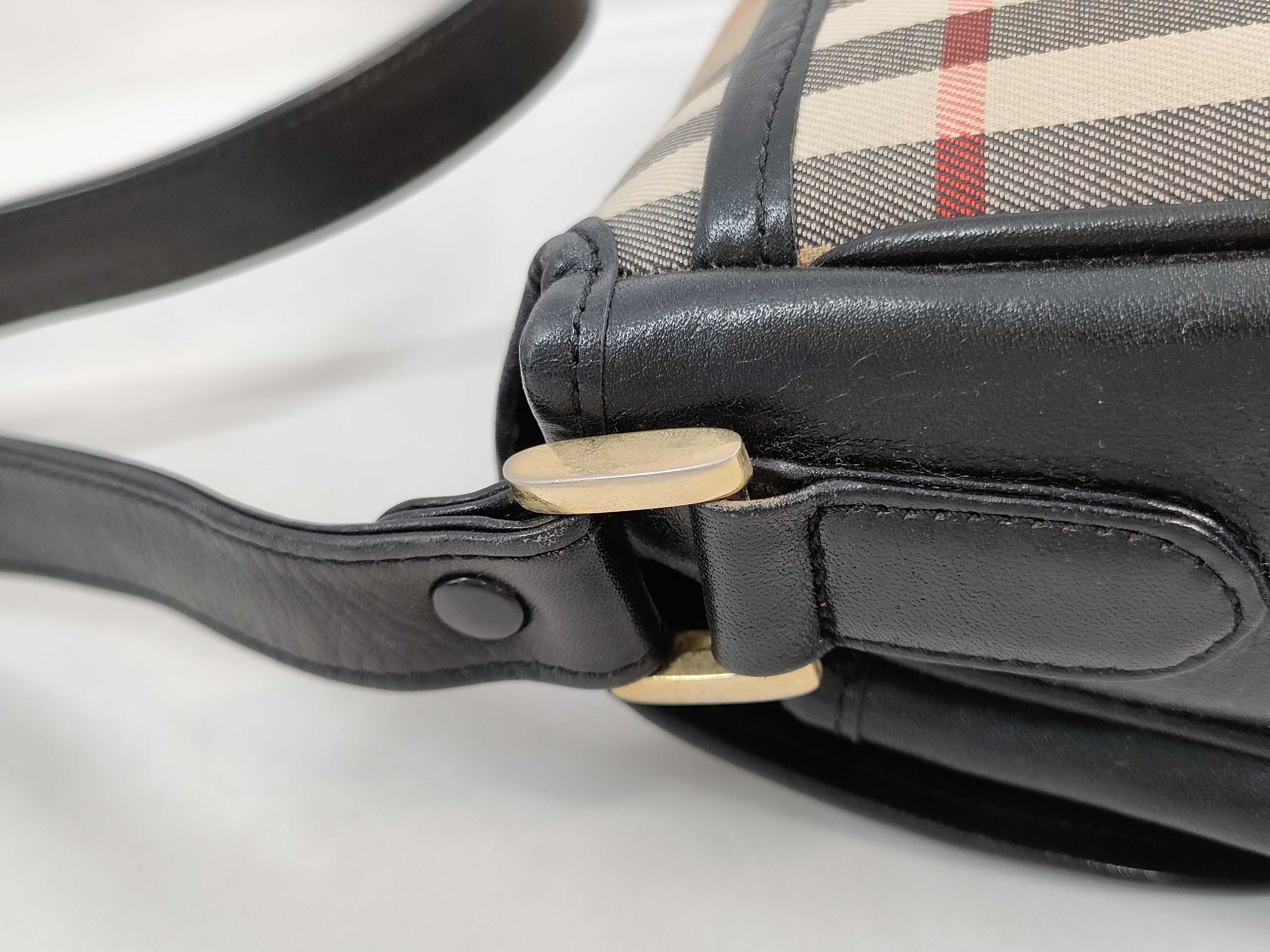 【水曜終了】(10220_0227)BURBERRY バーバリーズ チェックショルダー ショルダーバッグ