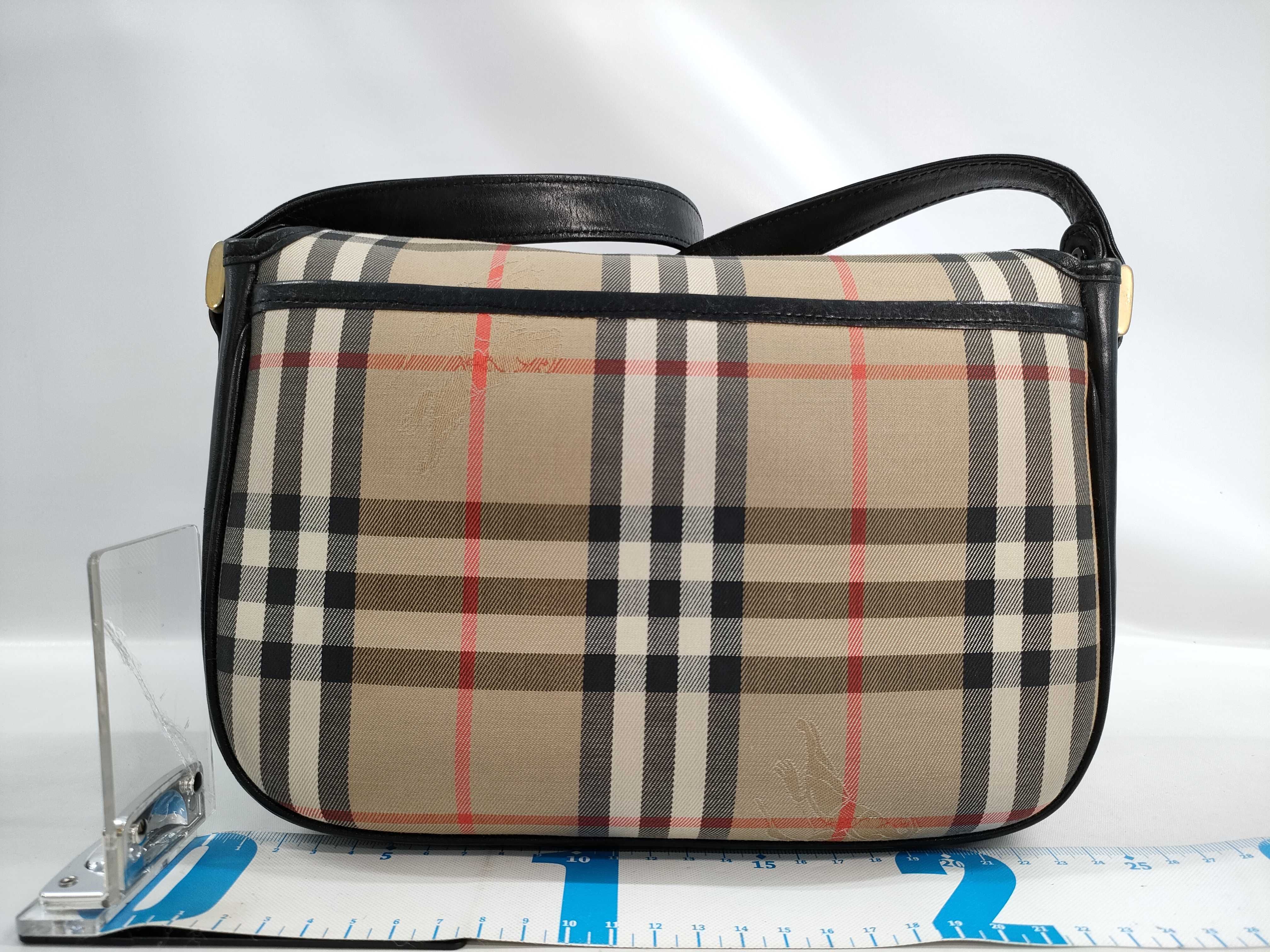 【水曜終了】(10220_0227)BURBERRY バーバリーズ チェックショルダー ショルダーバッグ